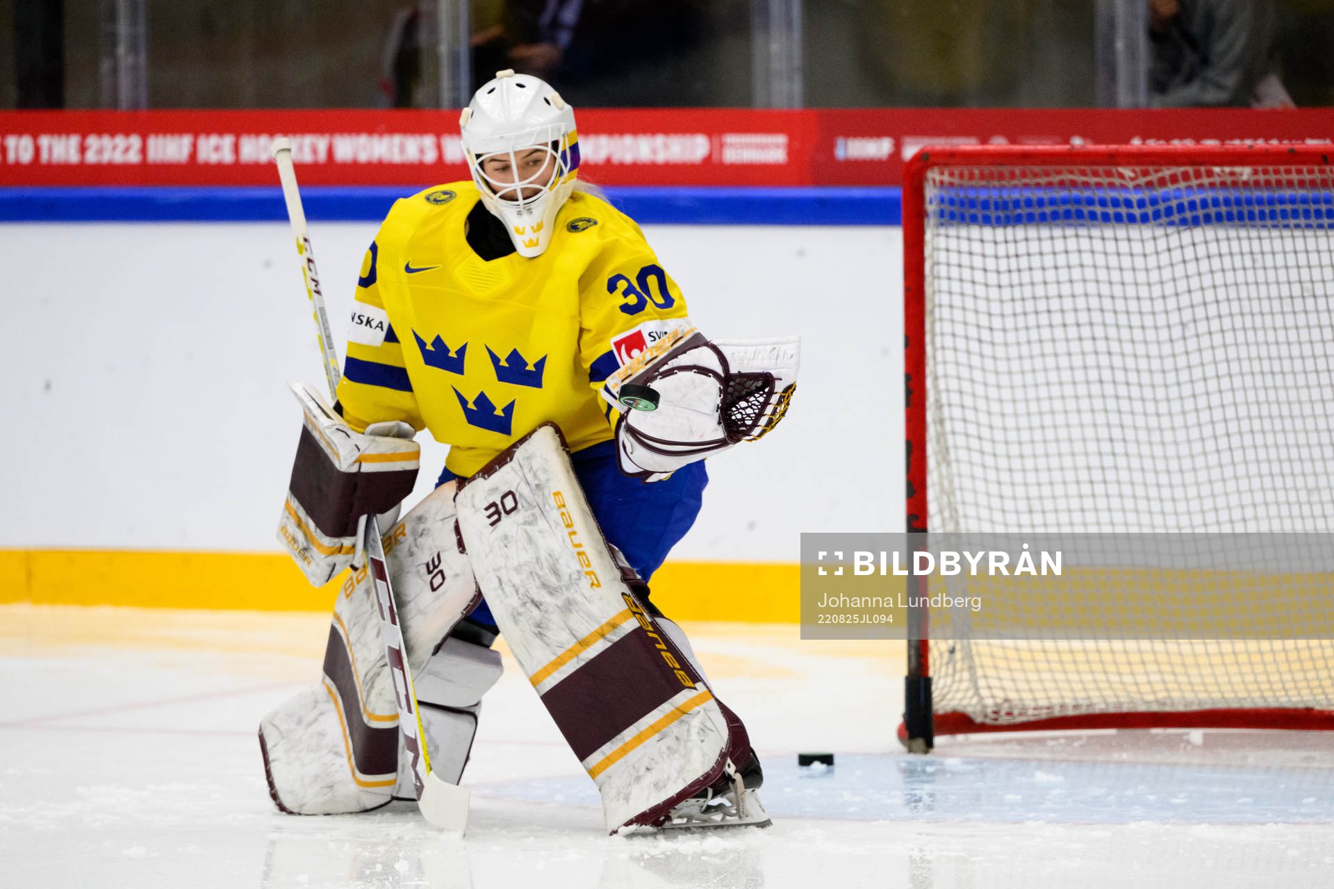 Goaltender Emma Söderberg of Sweden