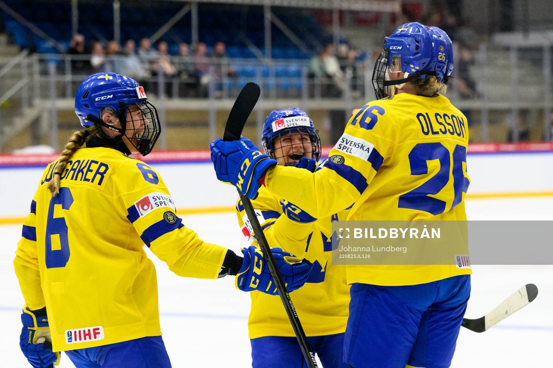 Mira Jungåker, Maja Nylén-Persson and Hanna Olsson of