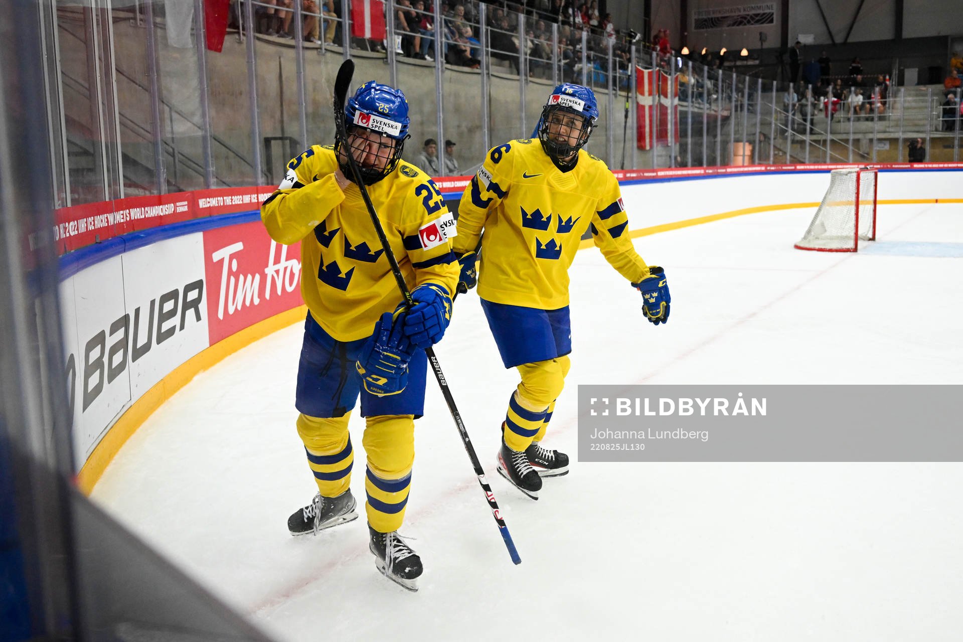 Lina Ljungblom and Linnea Johansson of Sweden