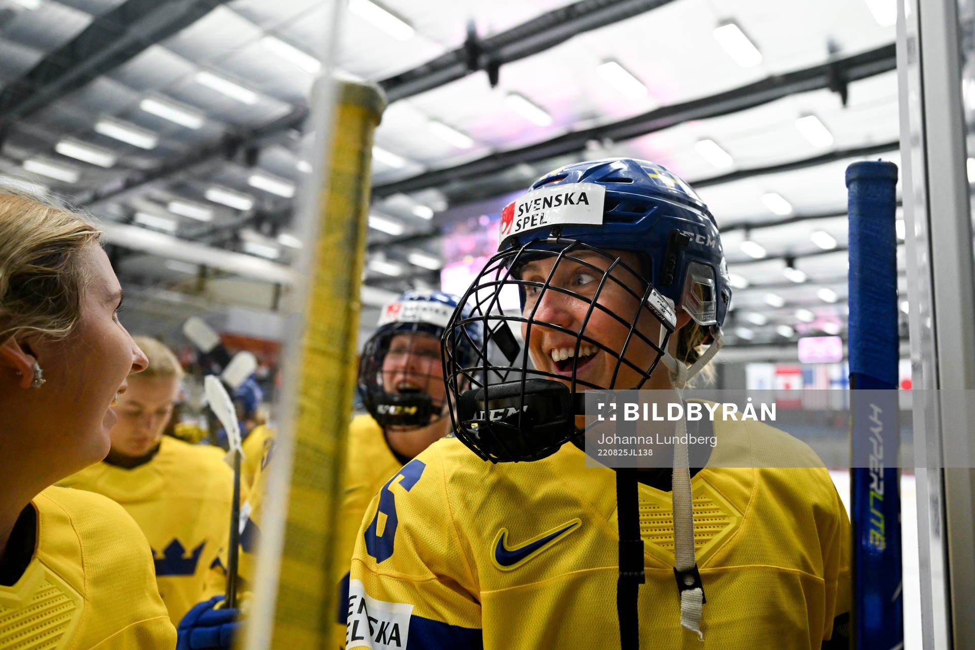 Hanna Olsson of Sweden celebrates