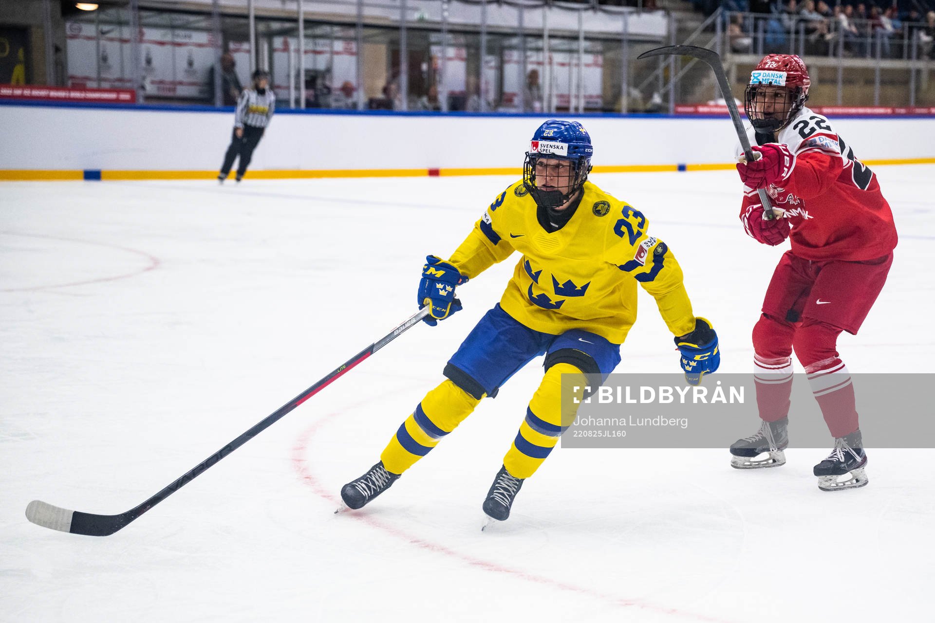 Thea Johansson of Sweden and Sofie Skott of Denmark