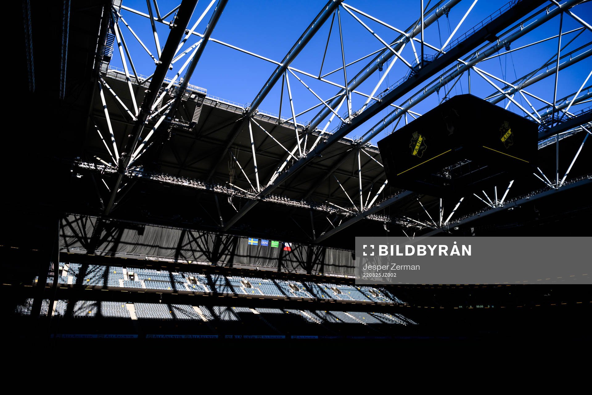 Interior view of Friends Arena