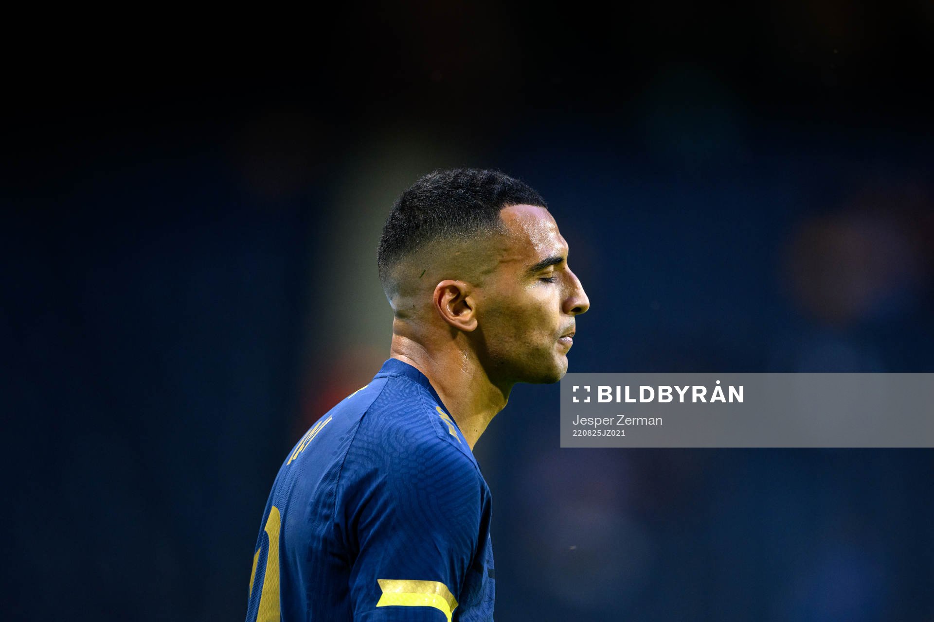 Nabil Bahoui of AIK looks dejected