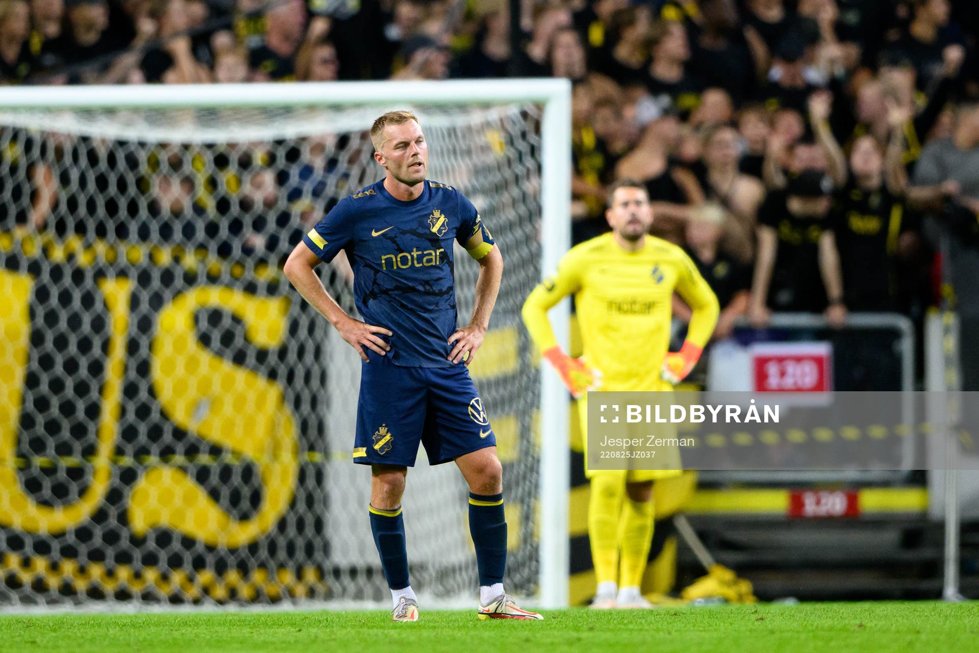 Sebastian Larsson of AIK looks dejected