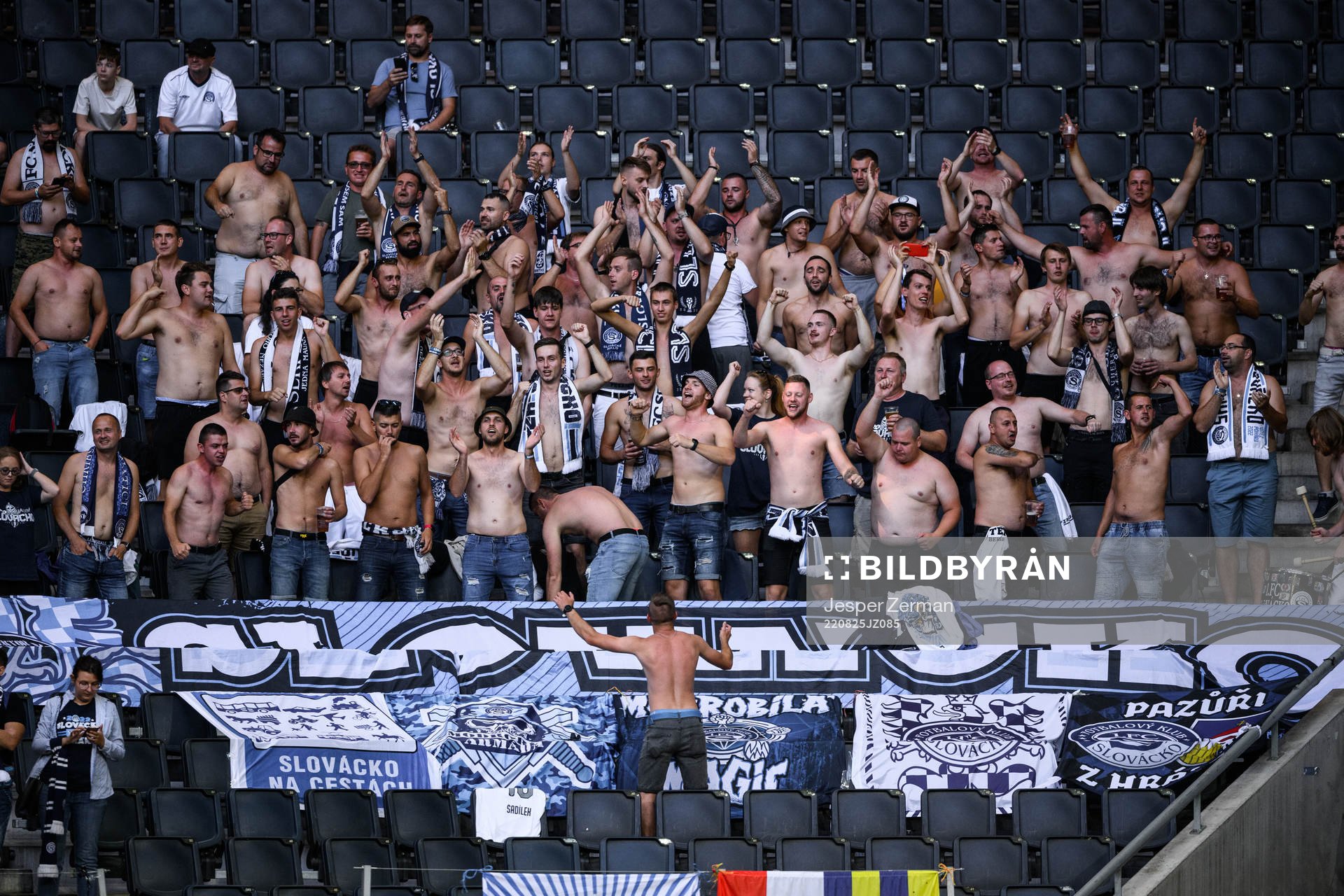 Supporters of Slovacko