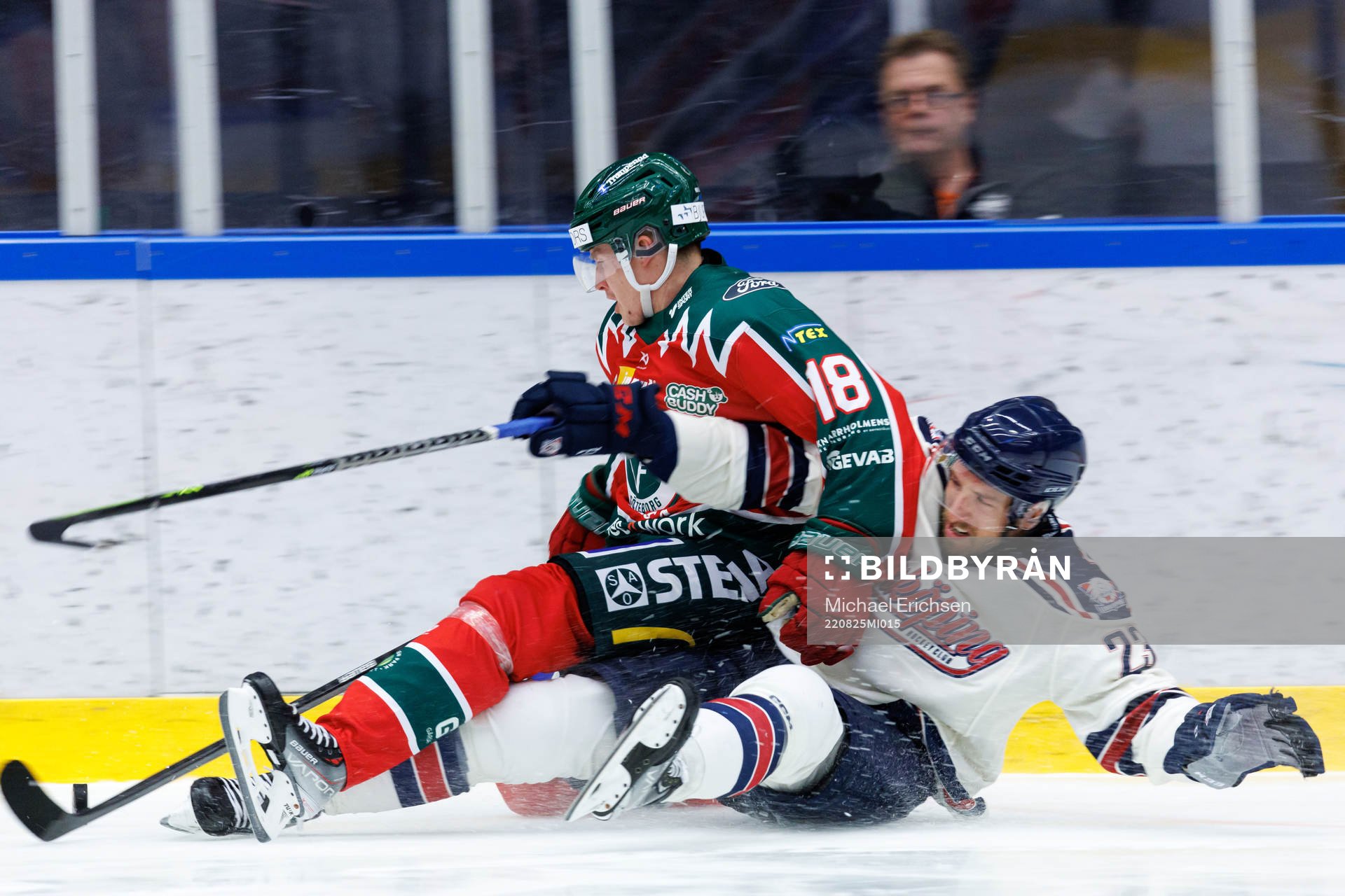 Frölundas Lucas Nordsäter  och Linköpings Stefan Matteau
