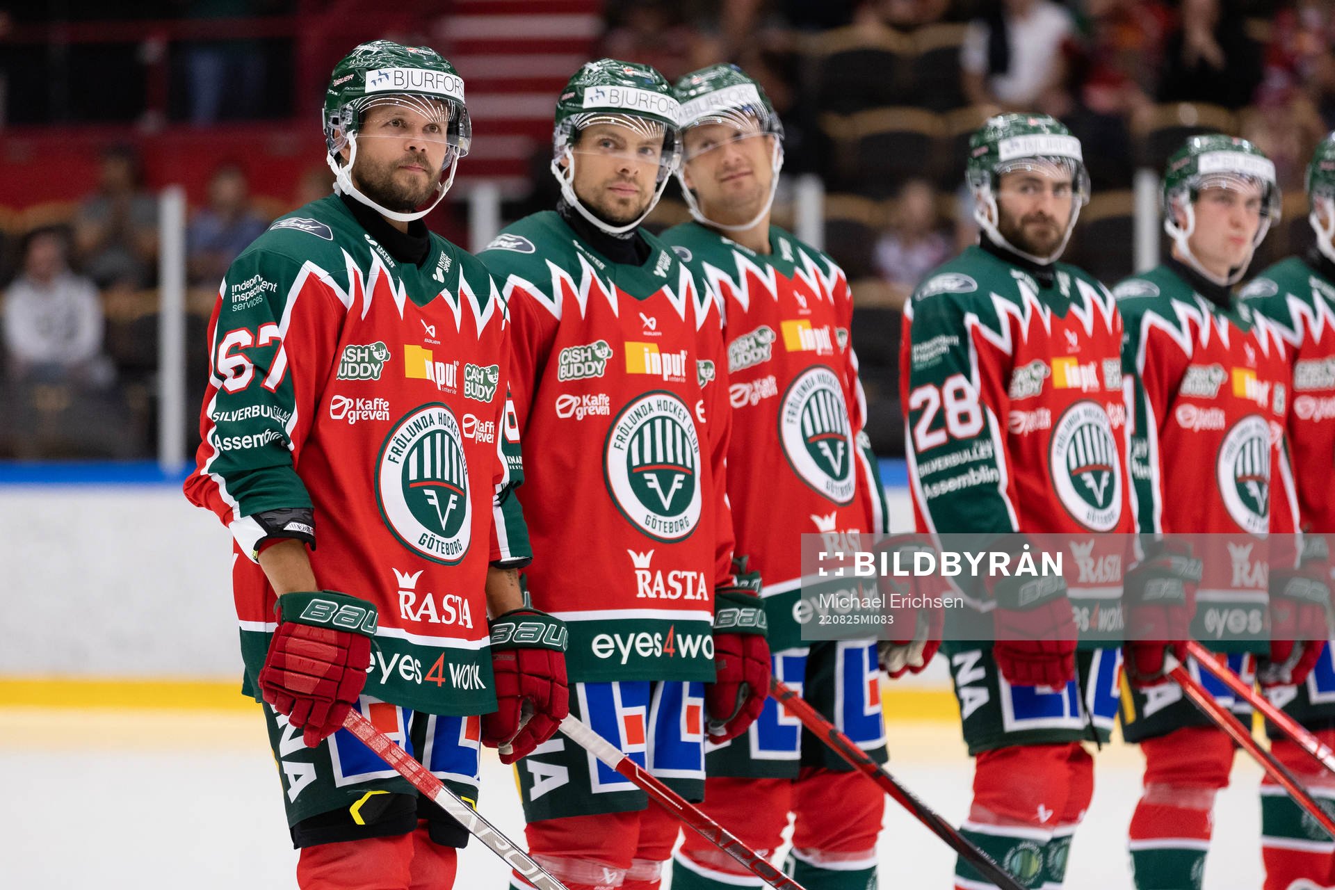 Frölundas Jacob Nilsson, Mats Rosseli Olsen och Nicklas