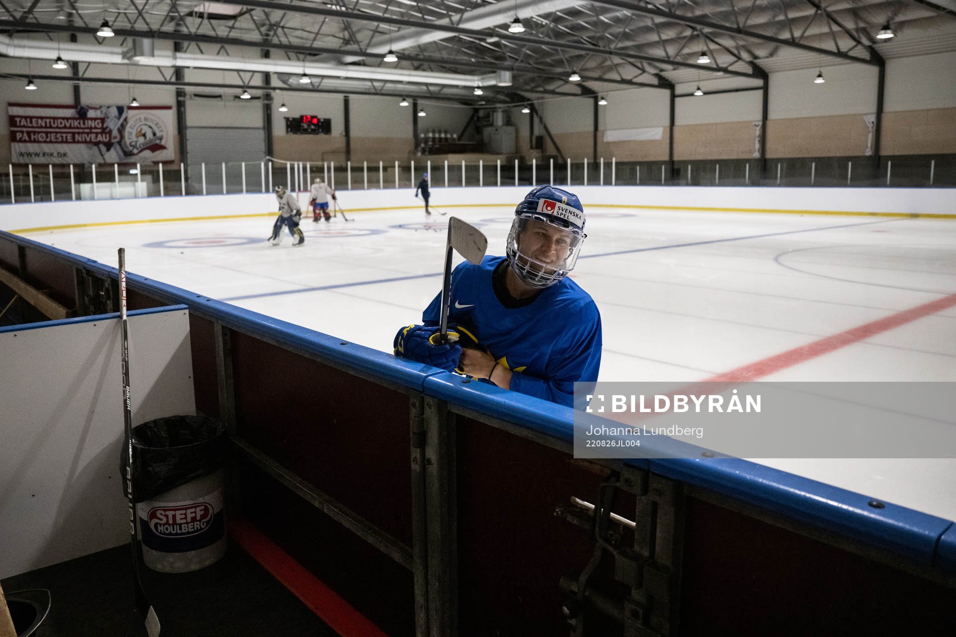 Ebba Berglund of Sweden at a practice session