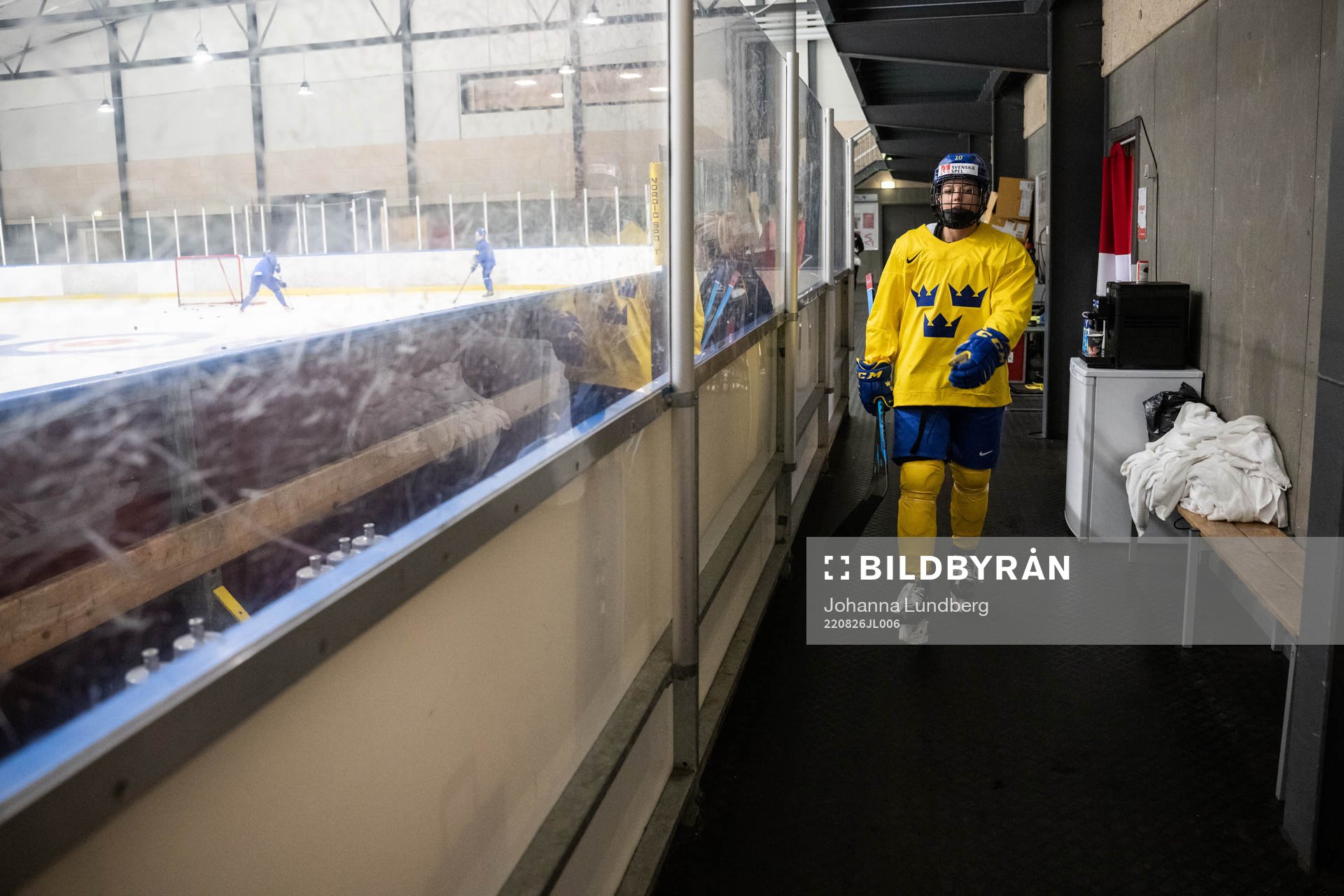 Mina Waxin of Sweden at a practice session