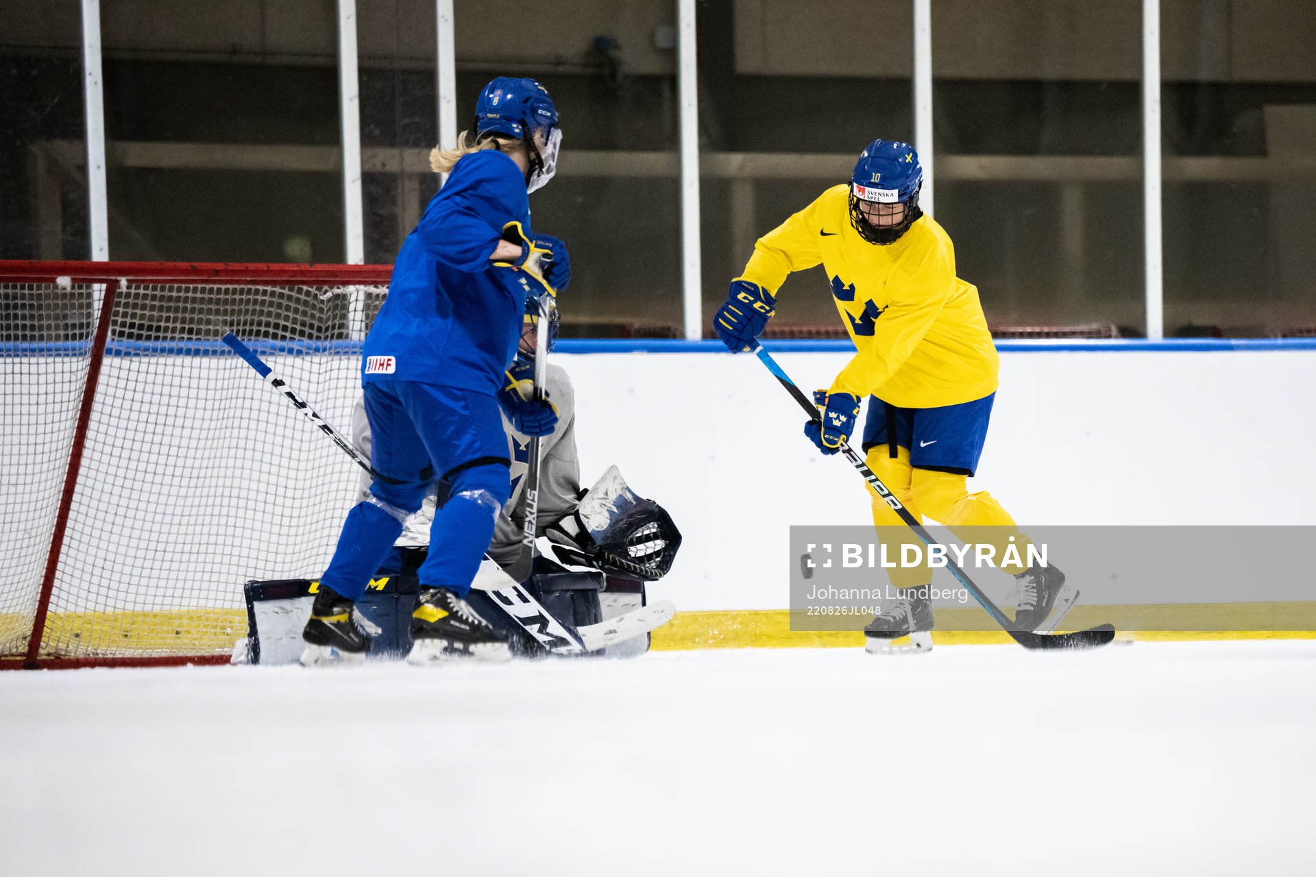 Mina Waxin of Sweden at a practice session