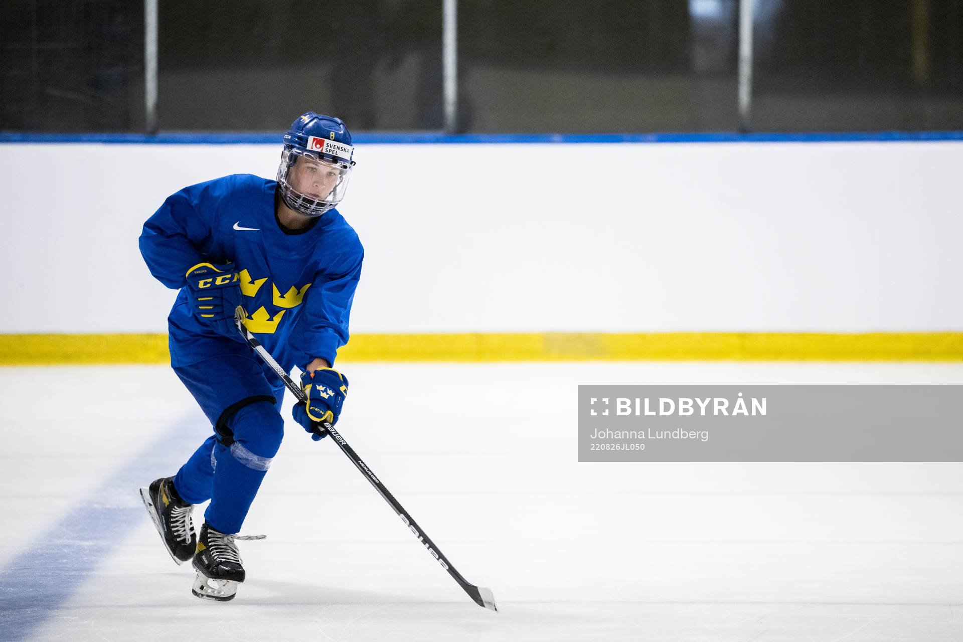 Ebba Berglund of Sweden at a practice session