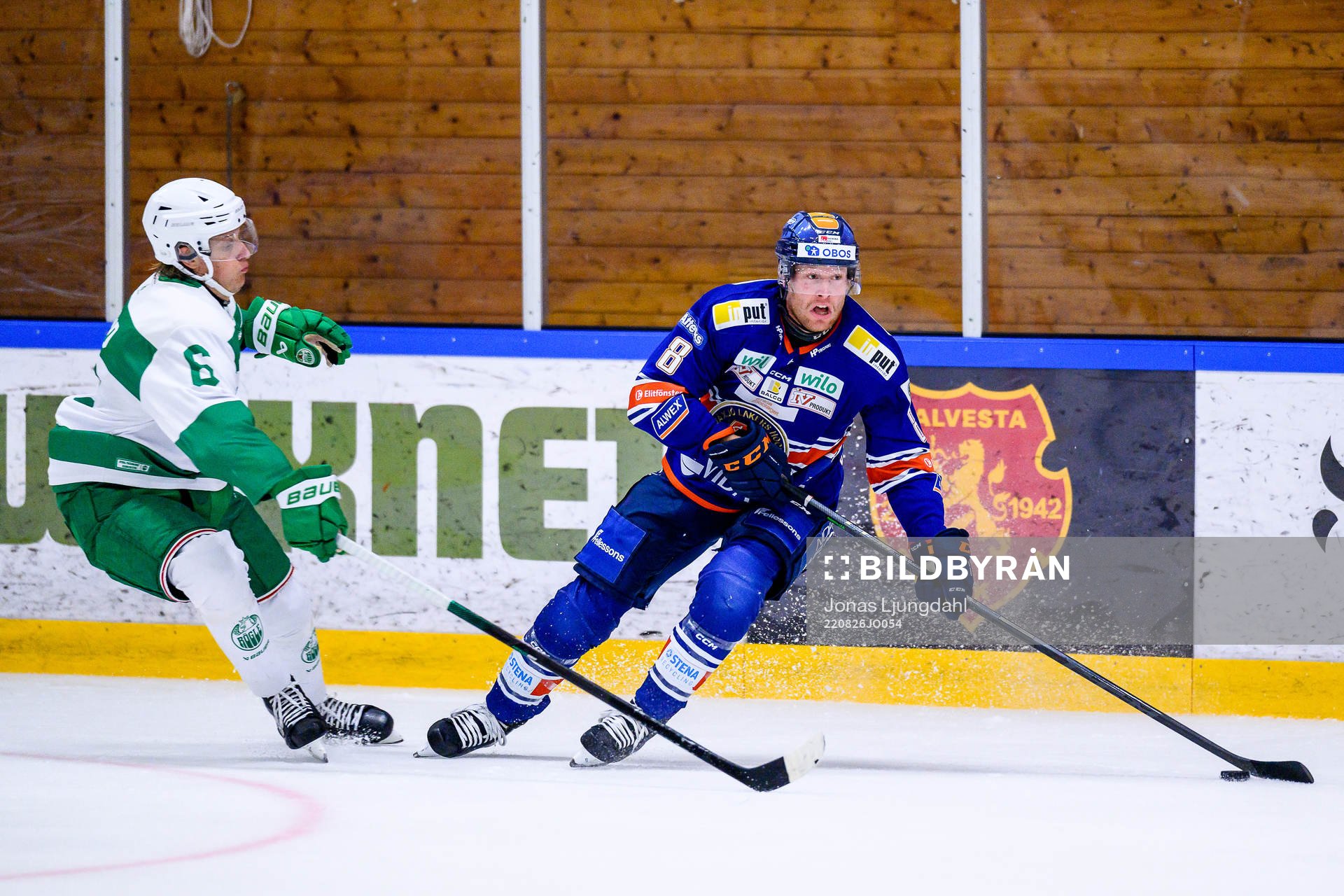 Rögles Tony Sund och Växjös Ludvig Claesson