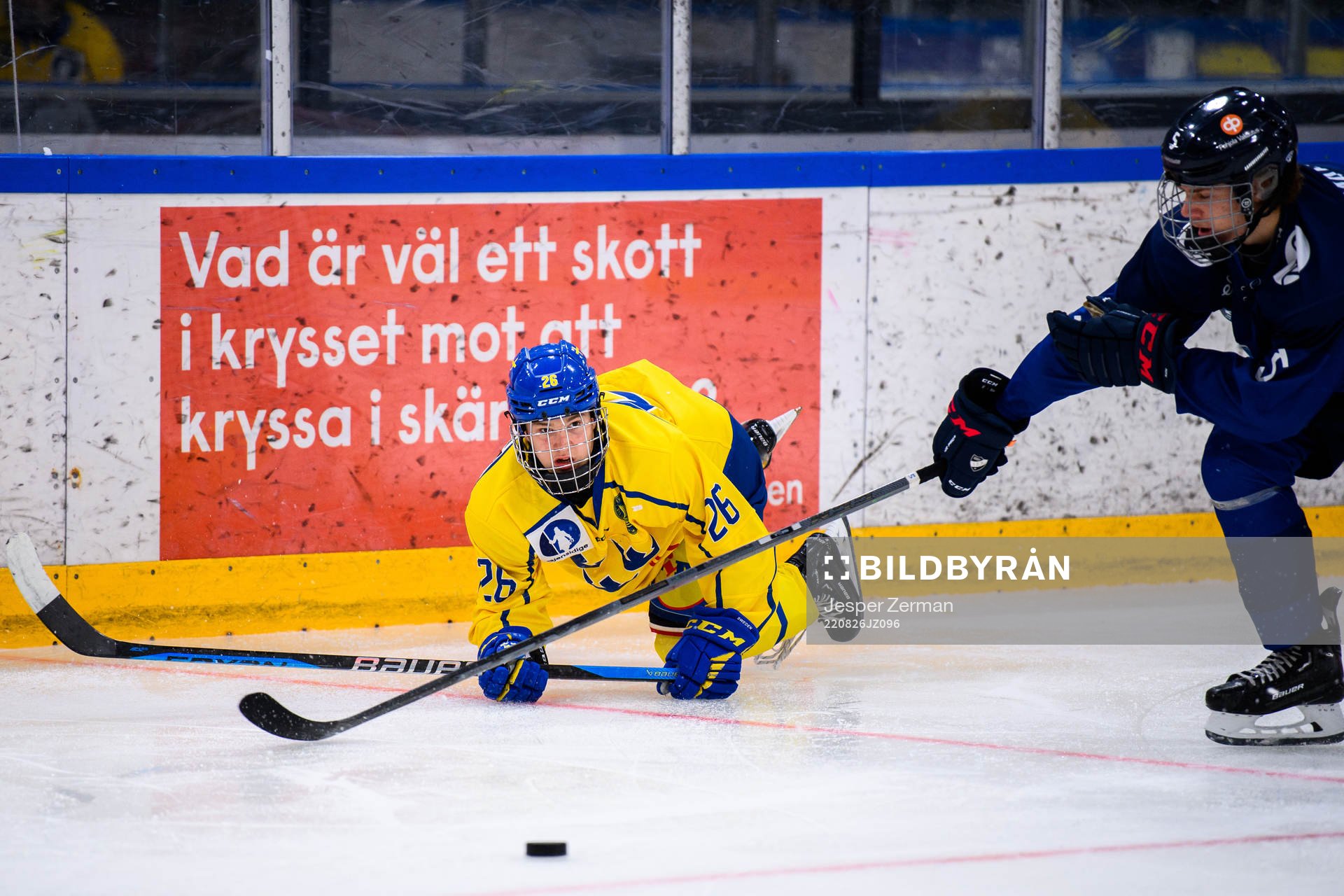 Sveriges Alexander Zetterberg och Finlands Eelis Marila