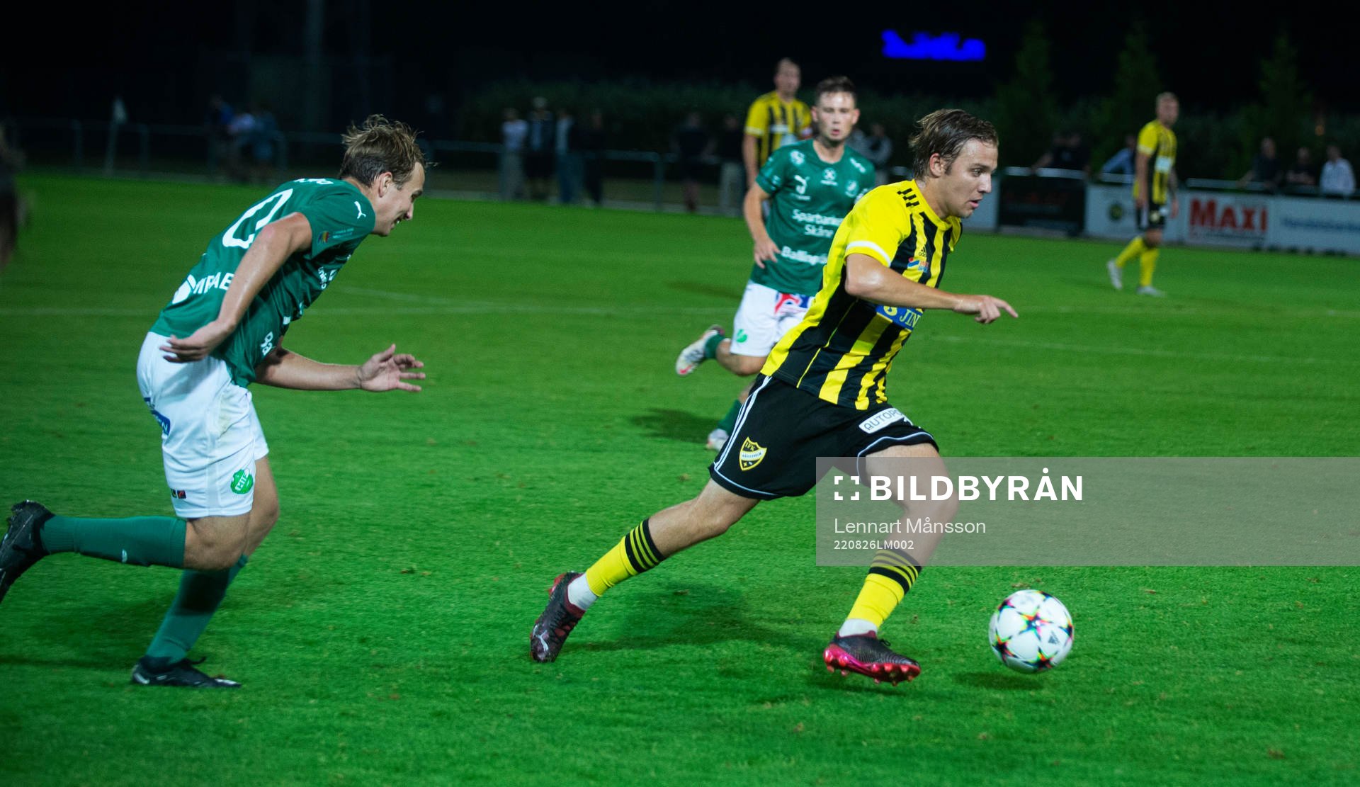 IFK Hässleholms Isaac Holmberg i matchen i div. 2 mellan