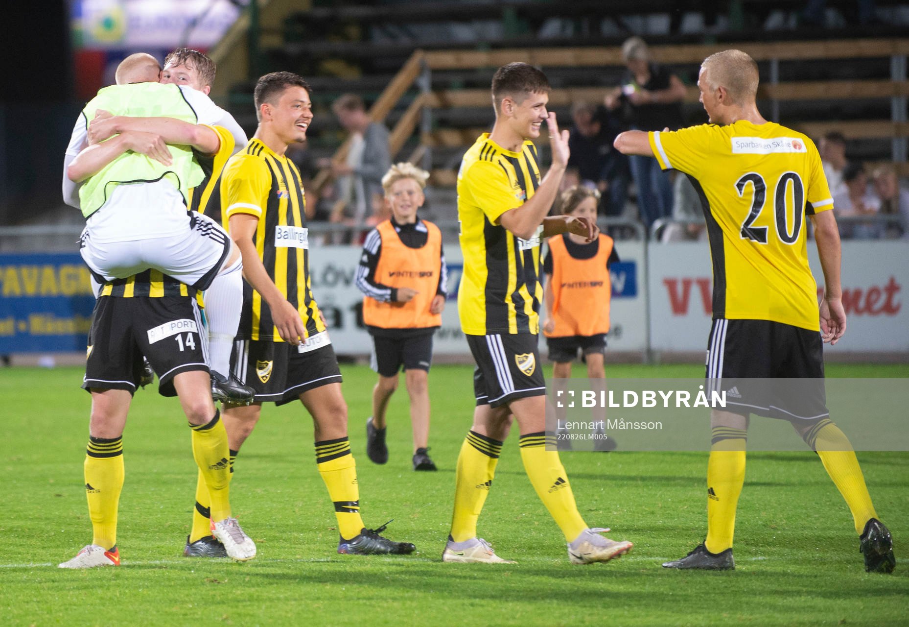 IFK Hässleholms Hugo Arvidsson, Jacob Holmberg, Victor