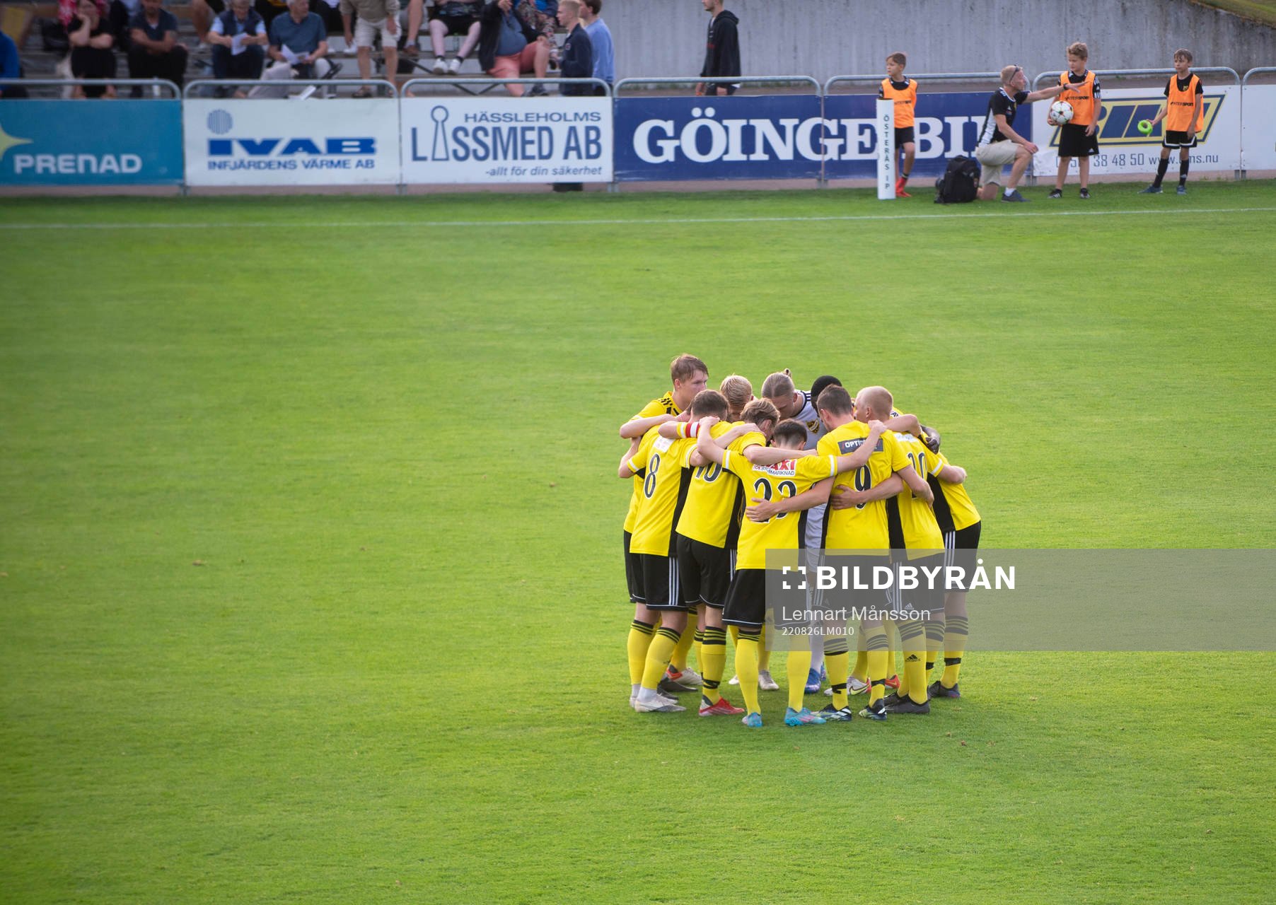 IFK Hässleholm laddar i matchen i div. 2 mellan IFK