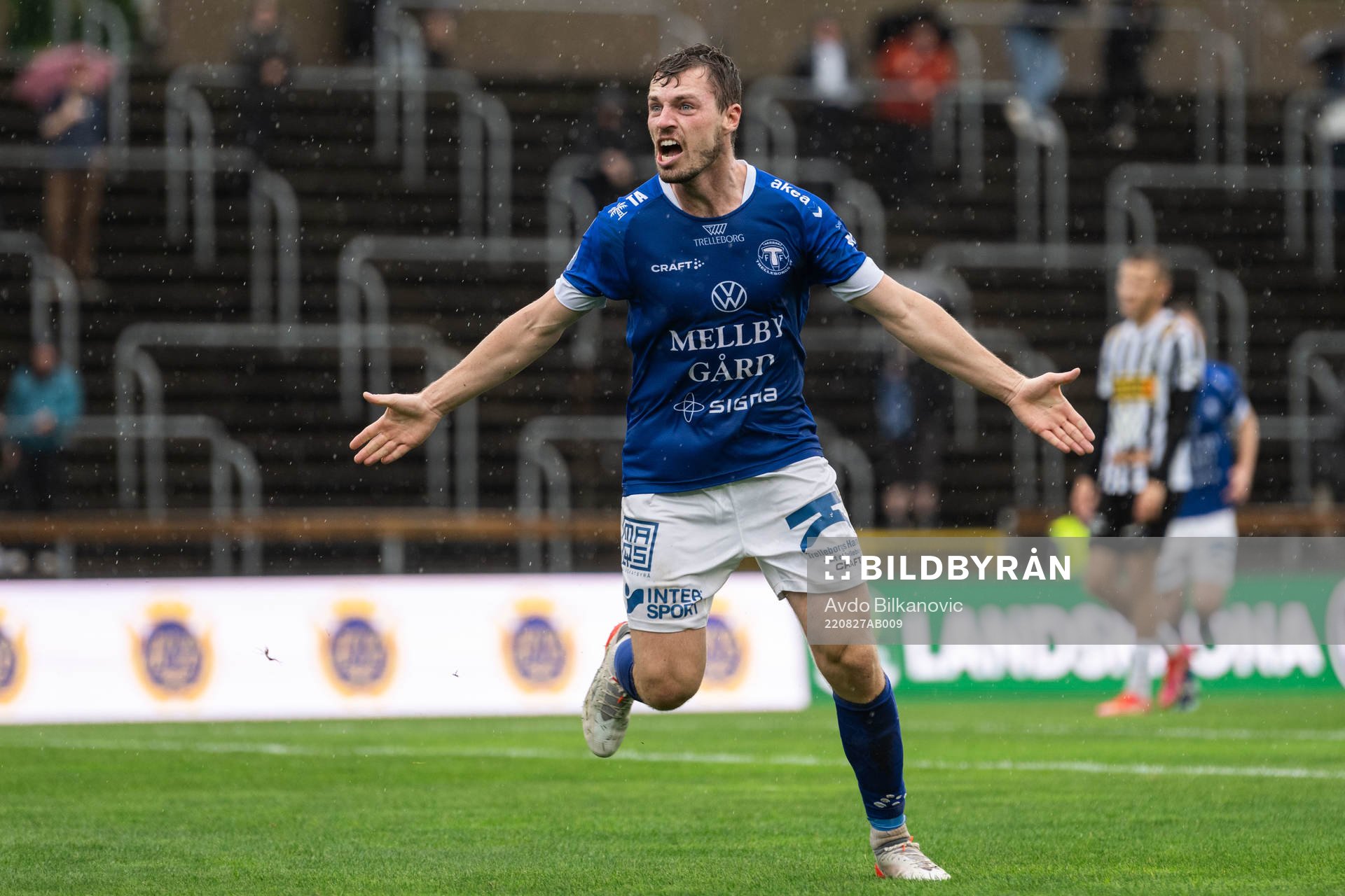 Trelleborgs Nicholas Mortensen jublar