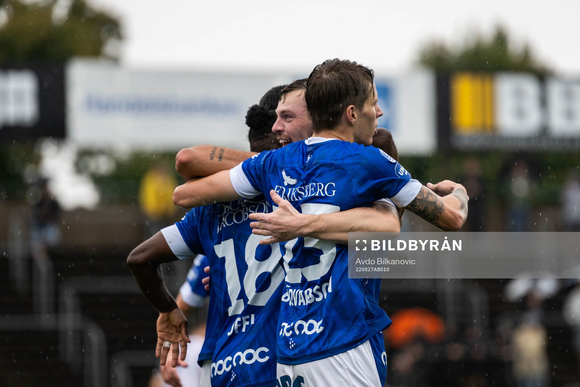 Trelleborgs Nicholas Mortensen jublar