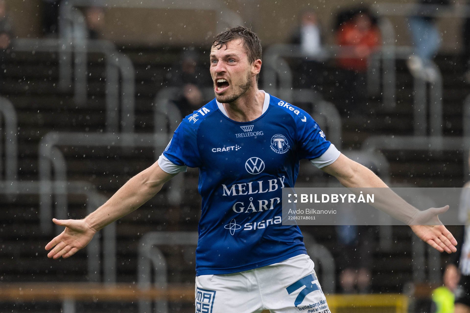 Trelleborgs Nicholas Mortensen jublar