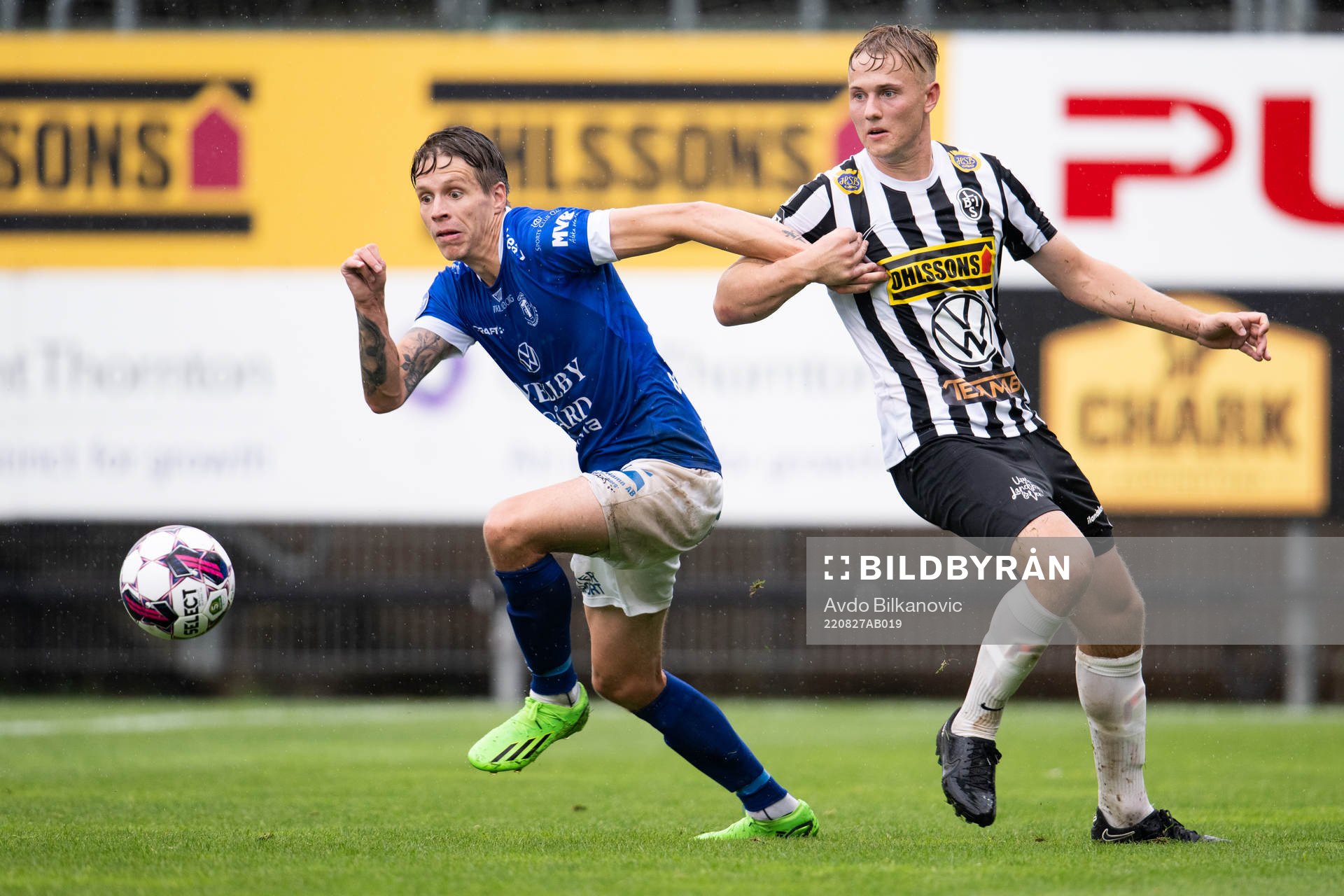 Landskronas Jesper Strid och Trelleborgs Bödvar Bödvarsson