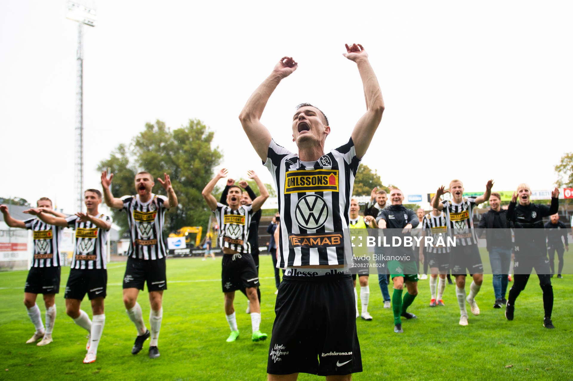 Landskronas Robin Dzabic jublar