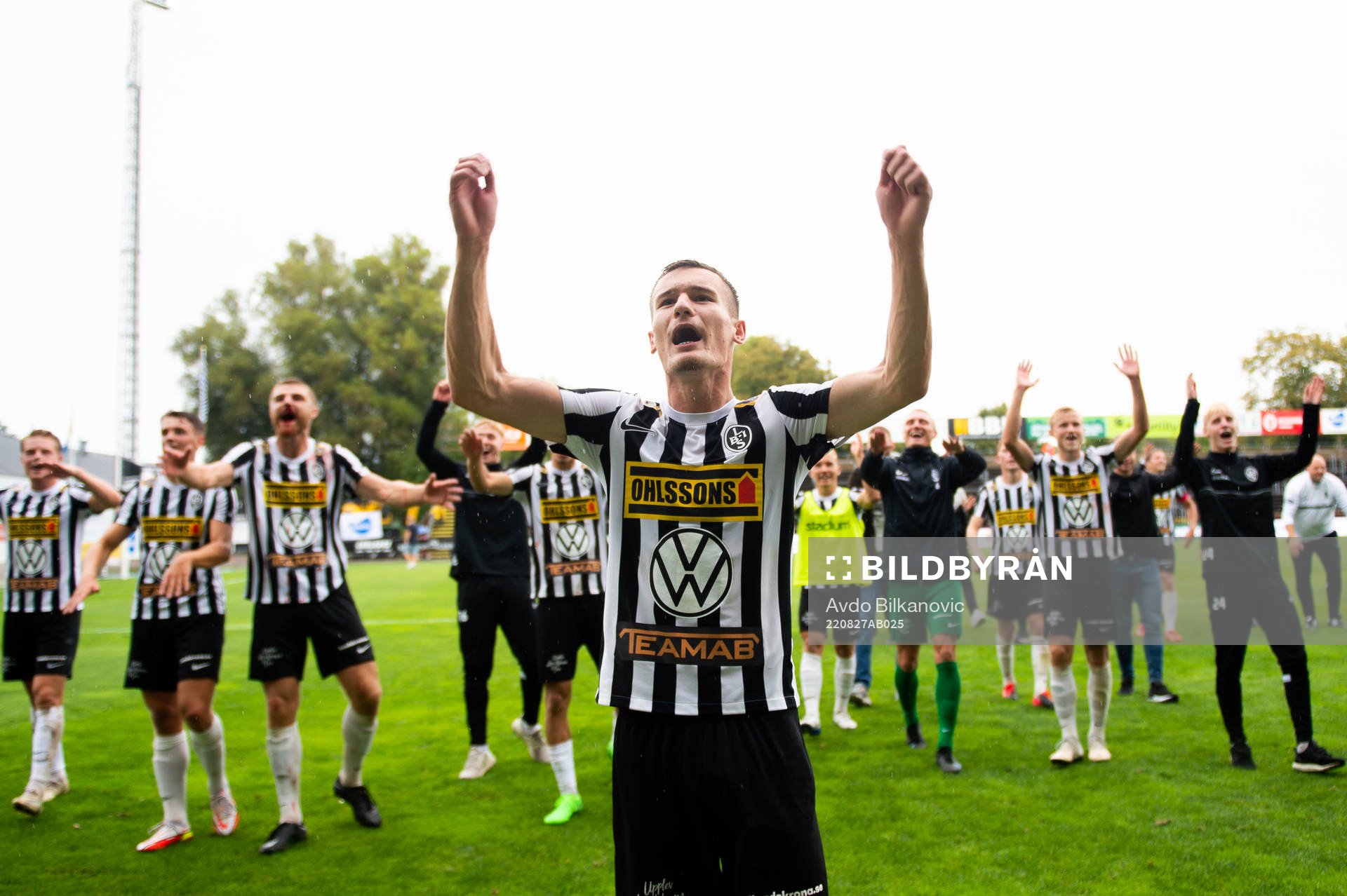 Landskronas Robin Dzabic jublar