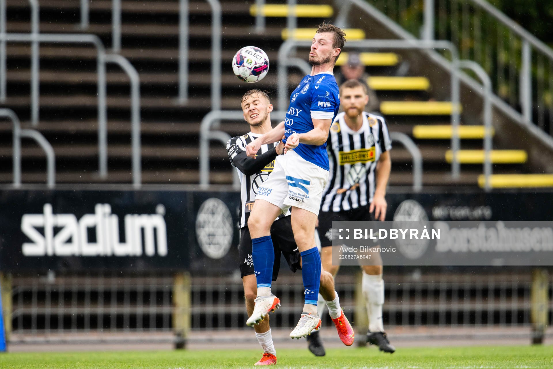 Landskronas Melker Heier i nickduell mot Trelleborgs