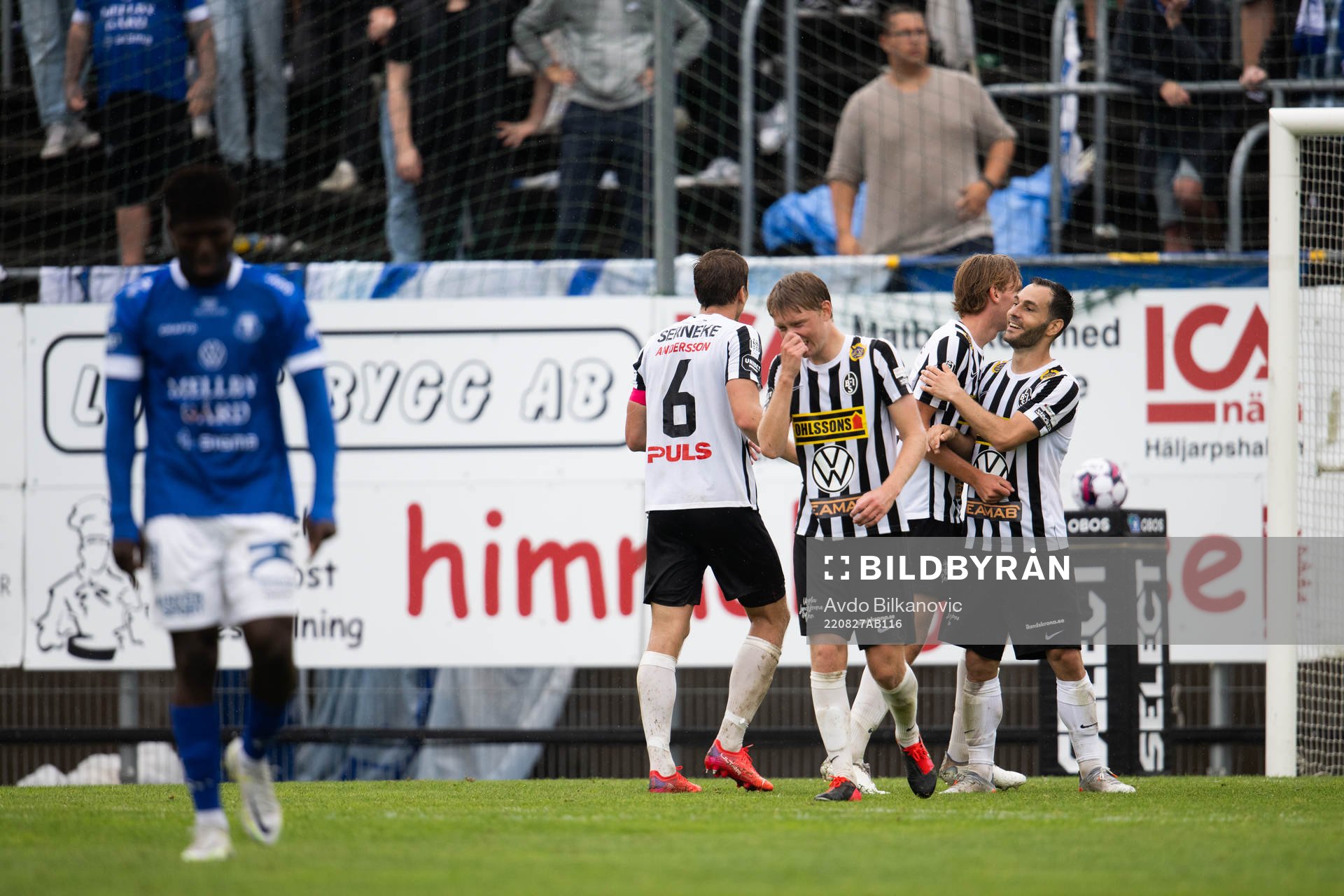 Landskronas spelare jublar