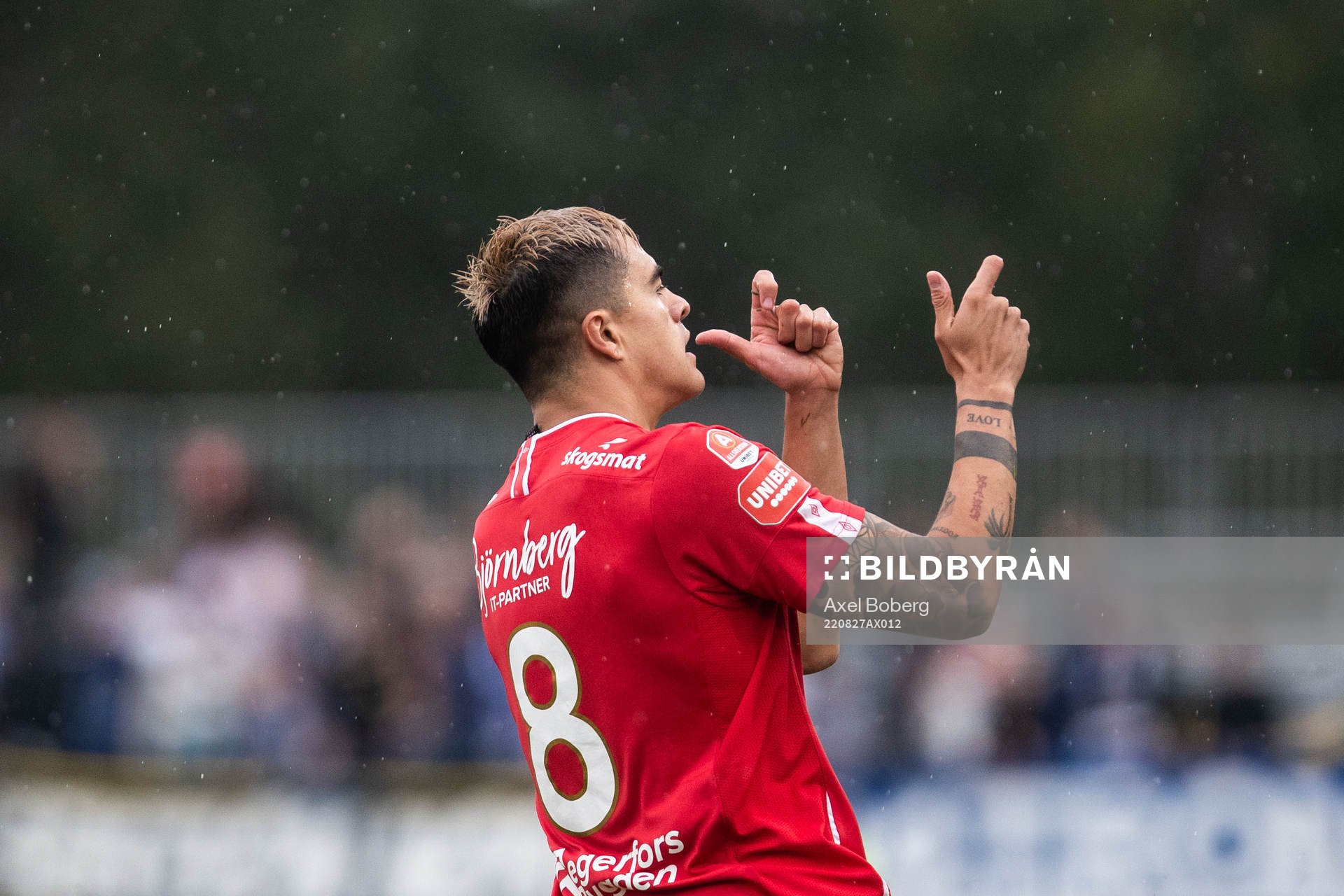 Degerfors Diego Campos jublar