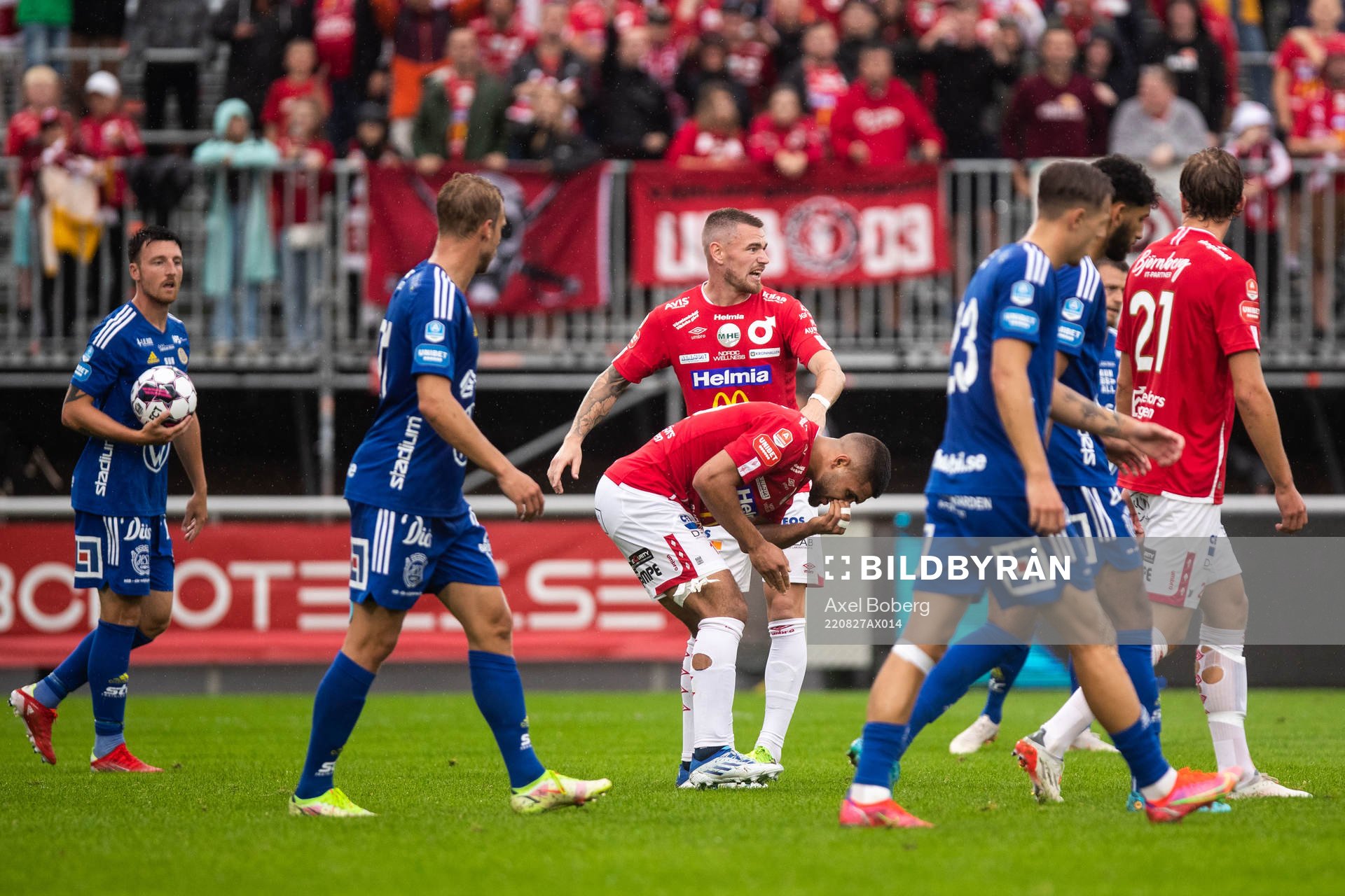 Degerfors Omar Faraj har ont