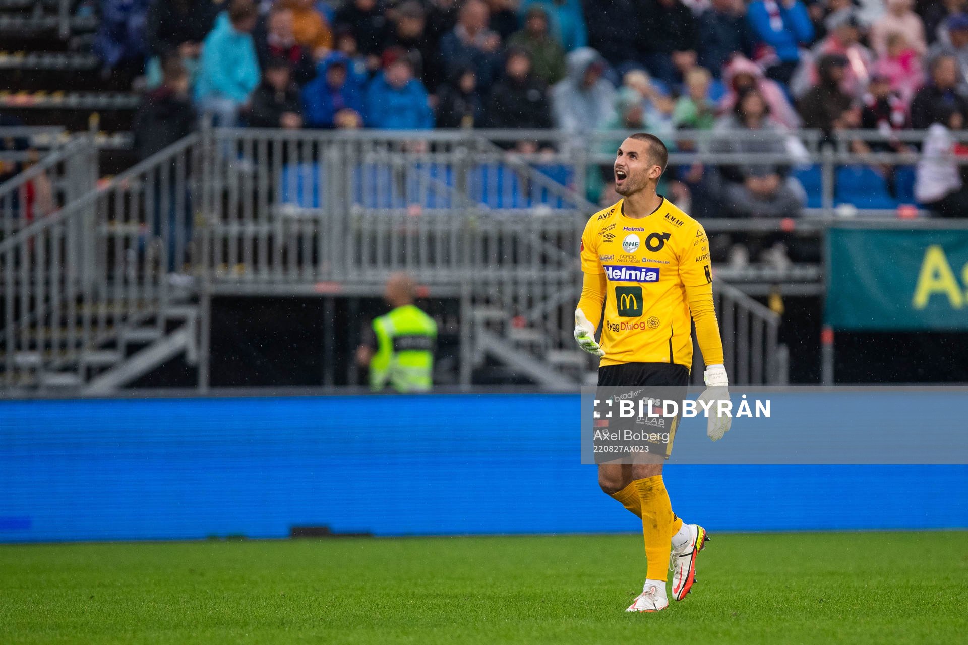 Degerfors målvakt Alfie Malik Whiteman