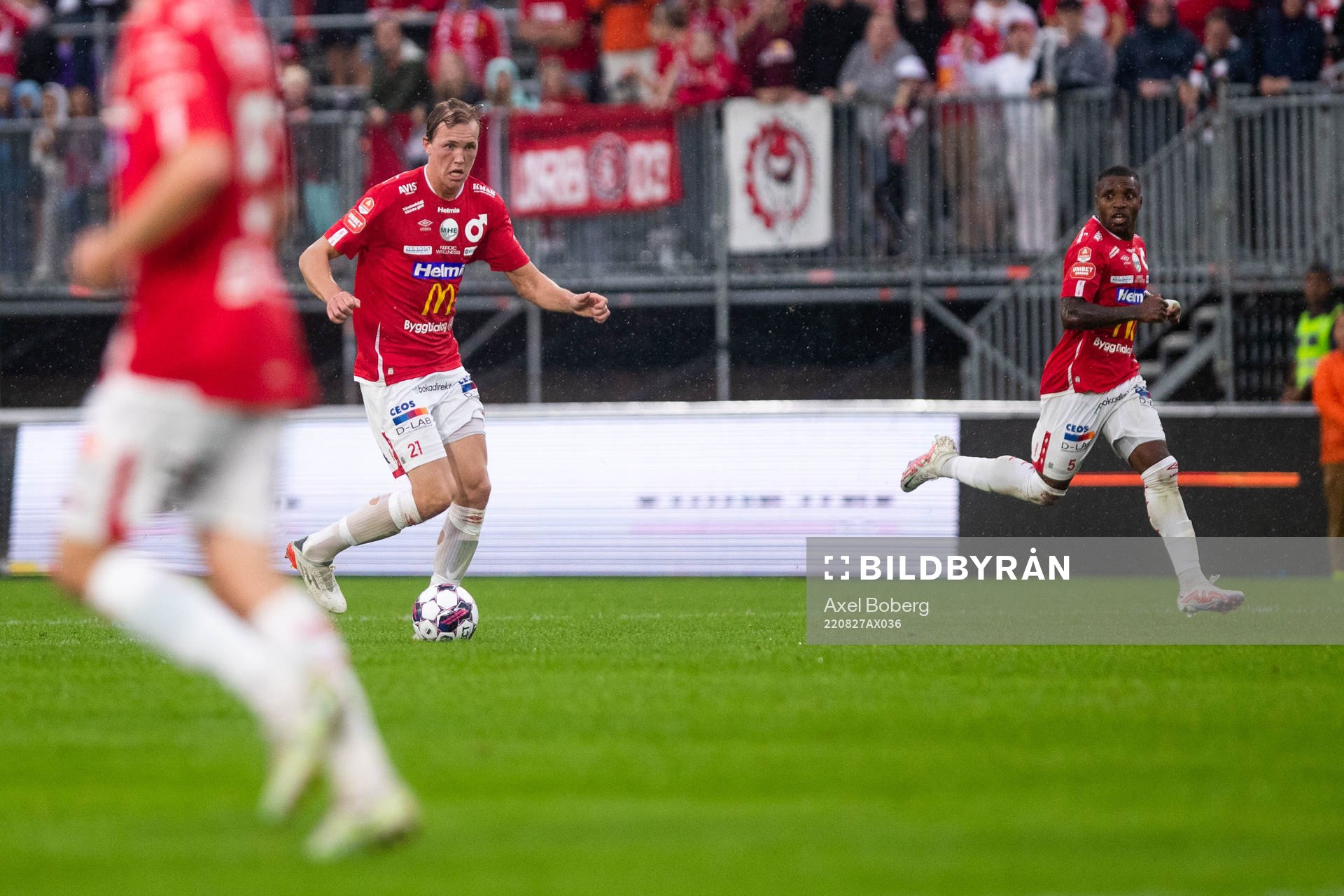 Degerfors Adam Carlen och Joseph-Claude Agyeman Gyau