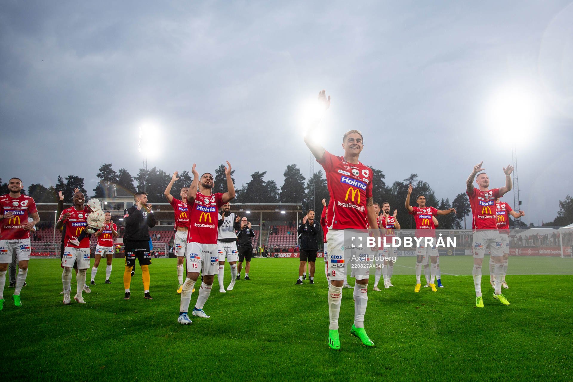 Degerfors Diego Campos jublar