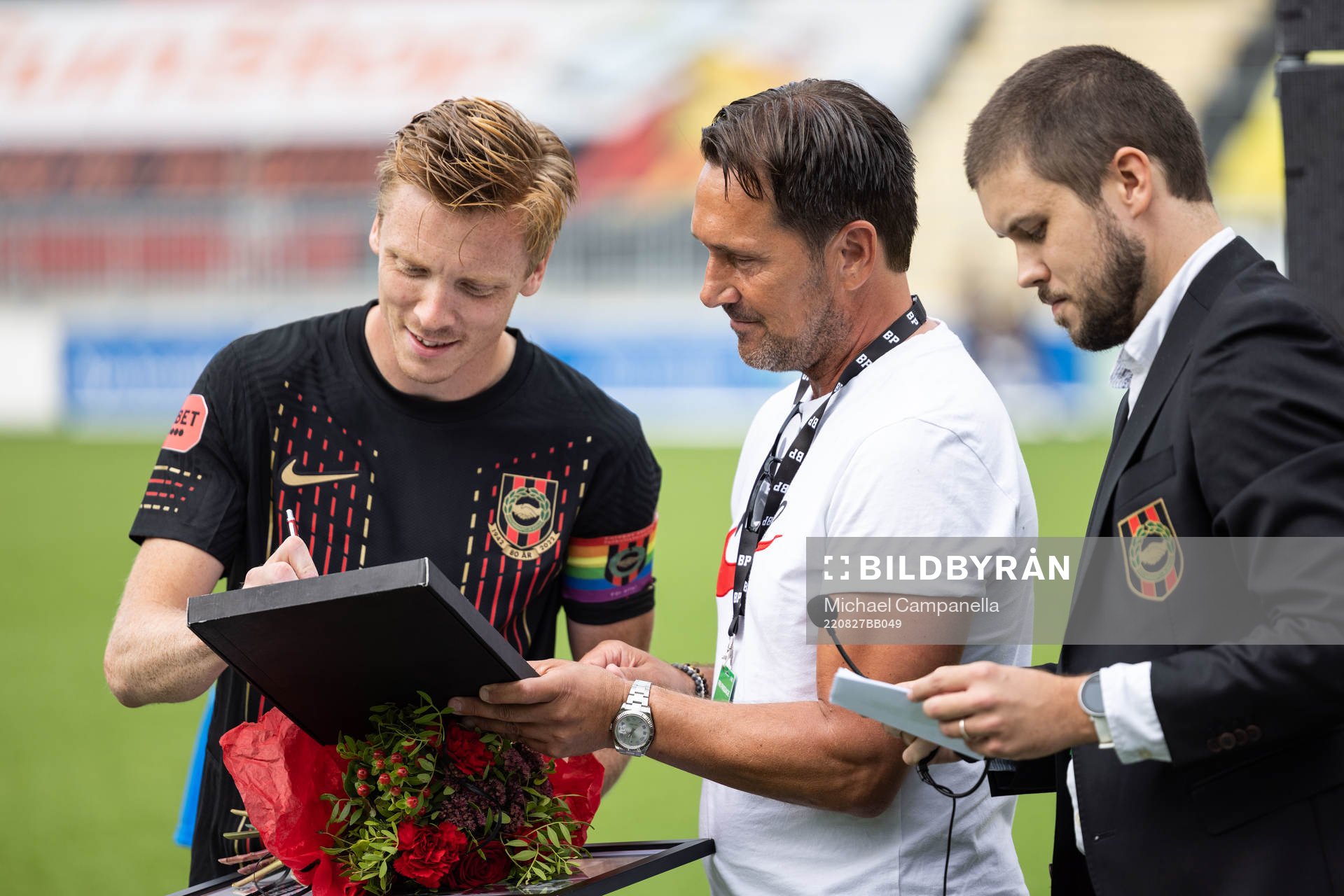 Brommapojkarnas Gustav Sandberg Magnusson skriver på nytt