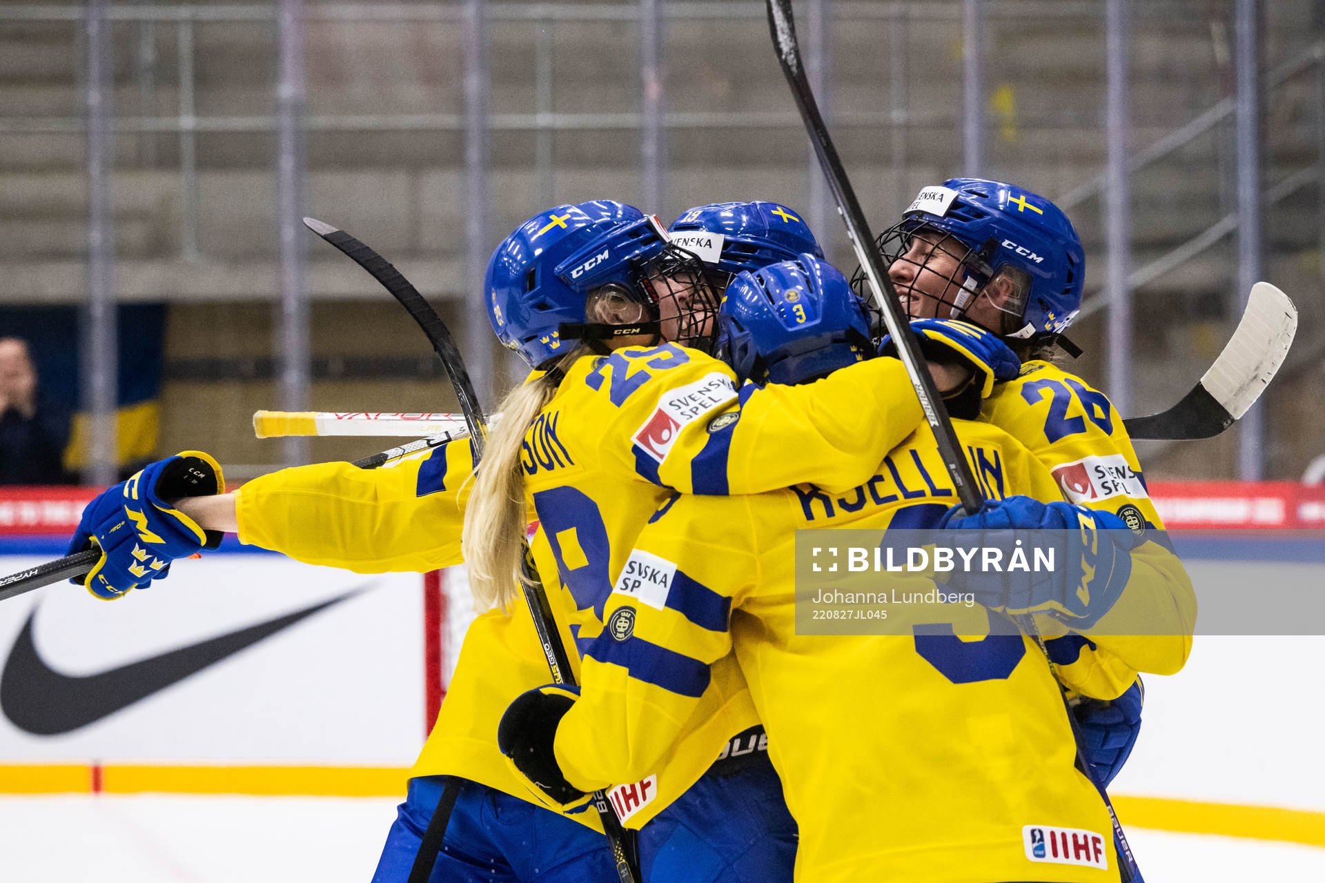 Hanna Olsson of Sweden celebrates