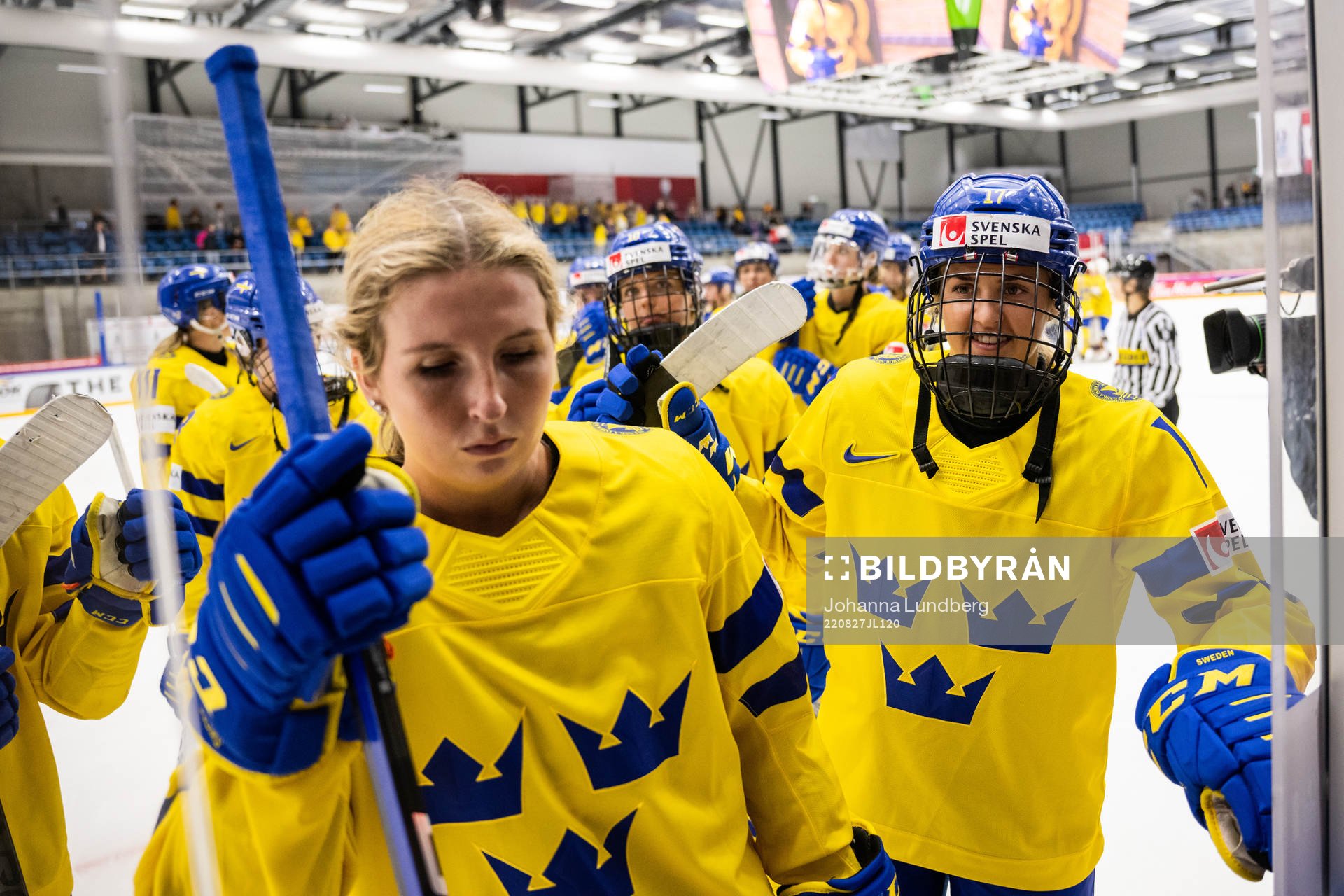 Celine Tedenby and Sofie Lundin of Sweden