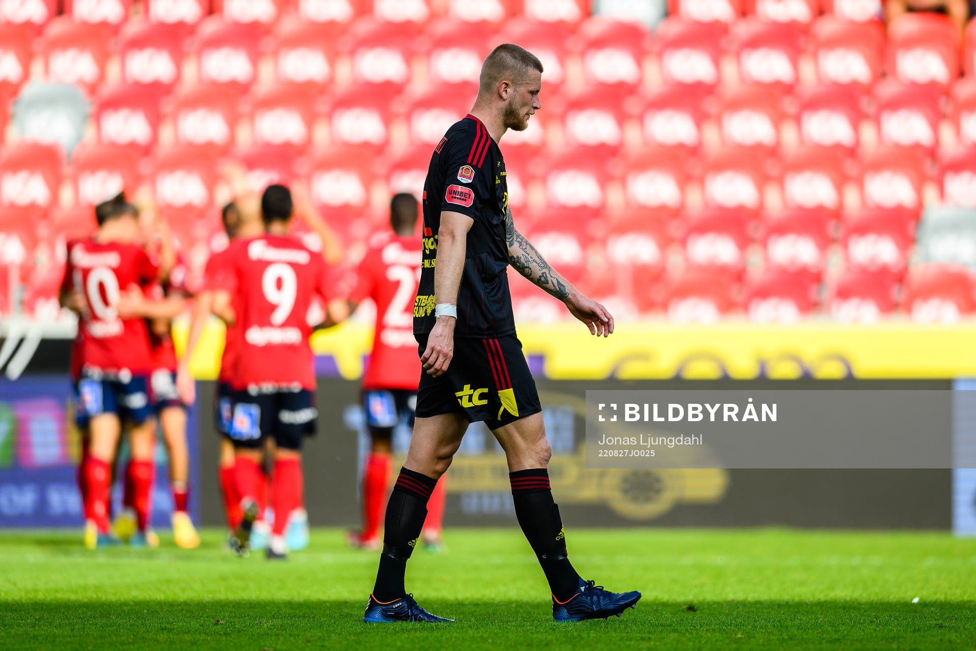 Östersunds Kevin Jablinski deppar