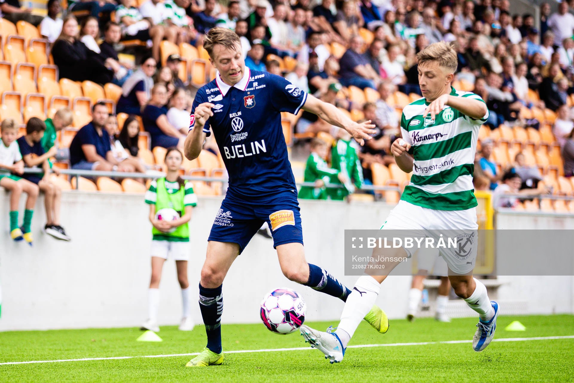 Örgrytes Viktor Lundberg och Västerås Simon Gefvert