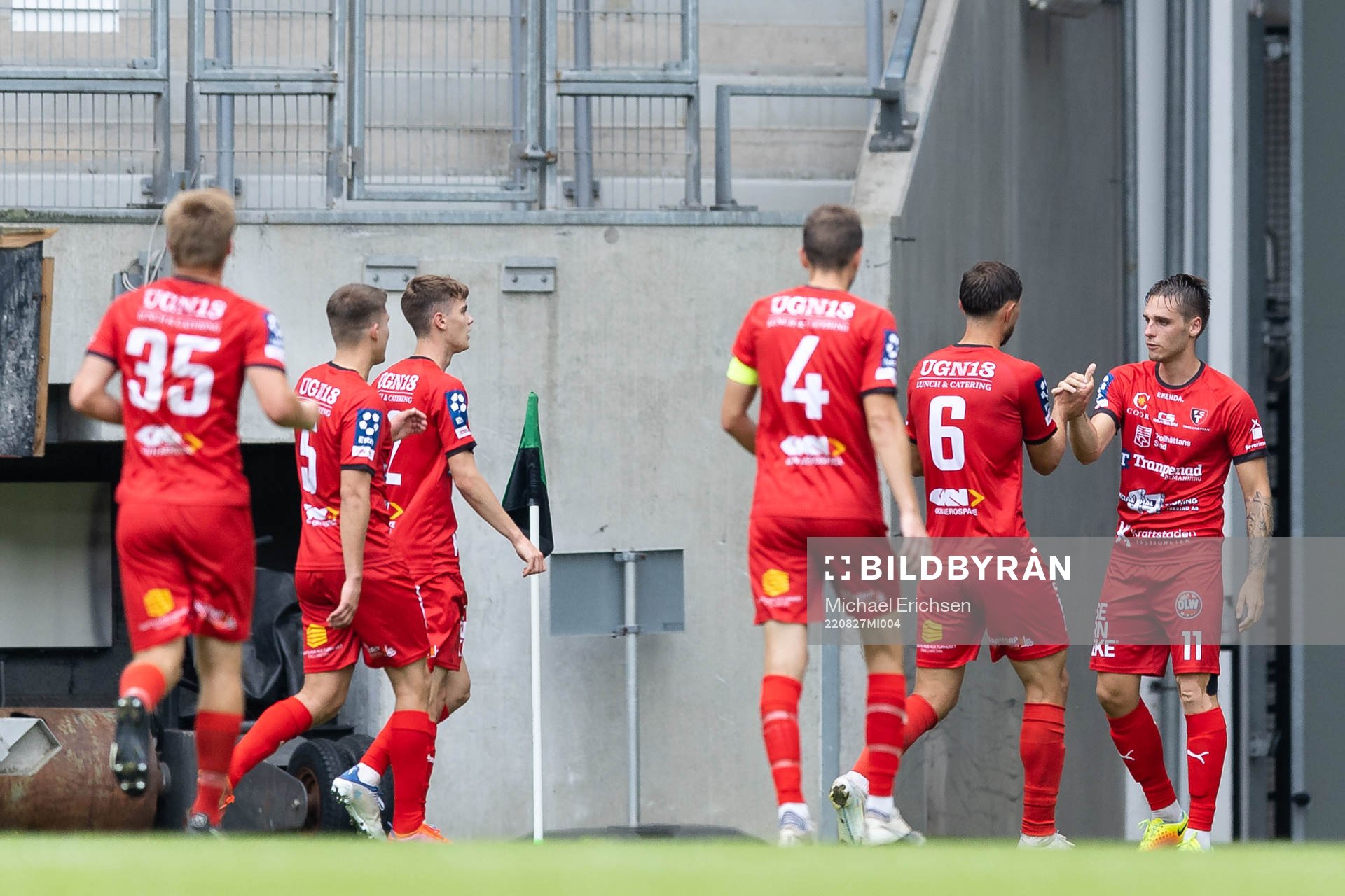Trollhättans Richard Cindric jublar