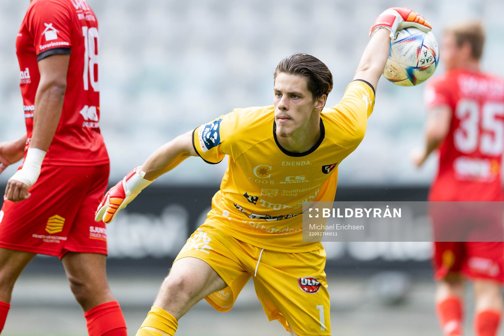 Trollhättans målvakt Adam Benediktsson