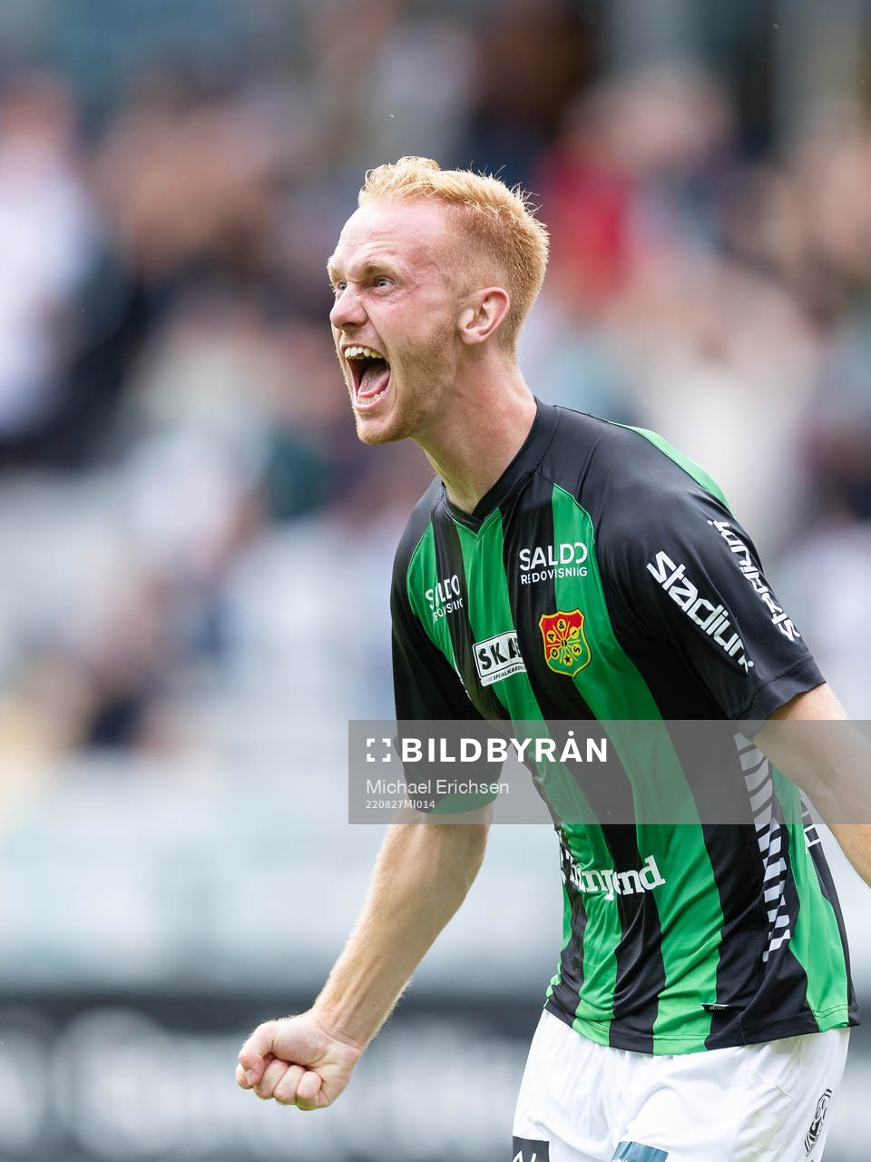 GAIS Viktor Krüger jublar