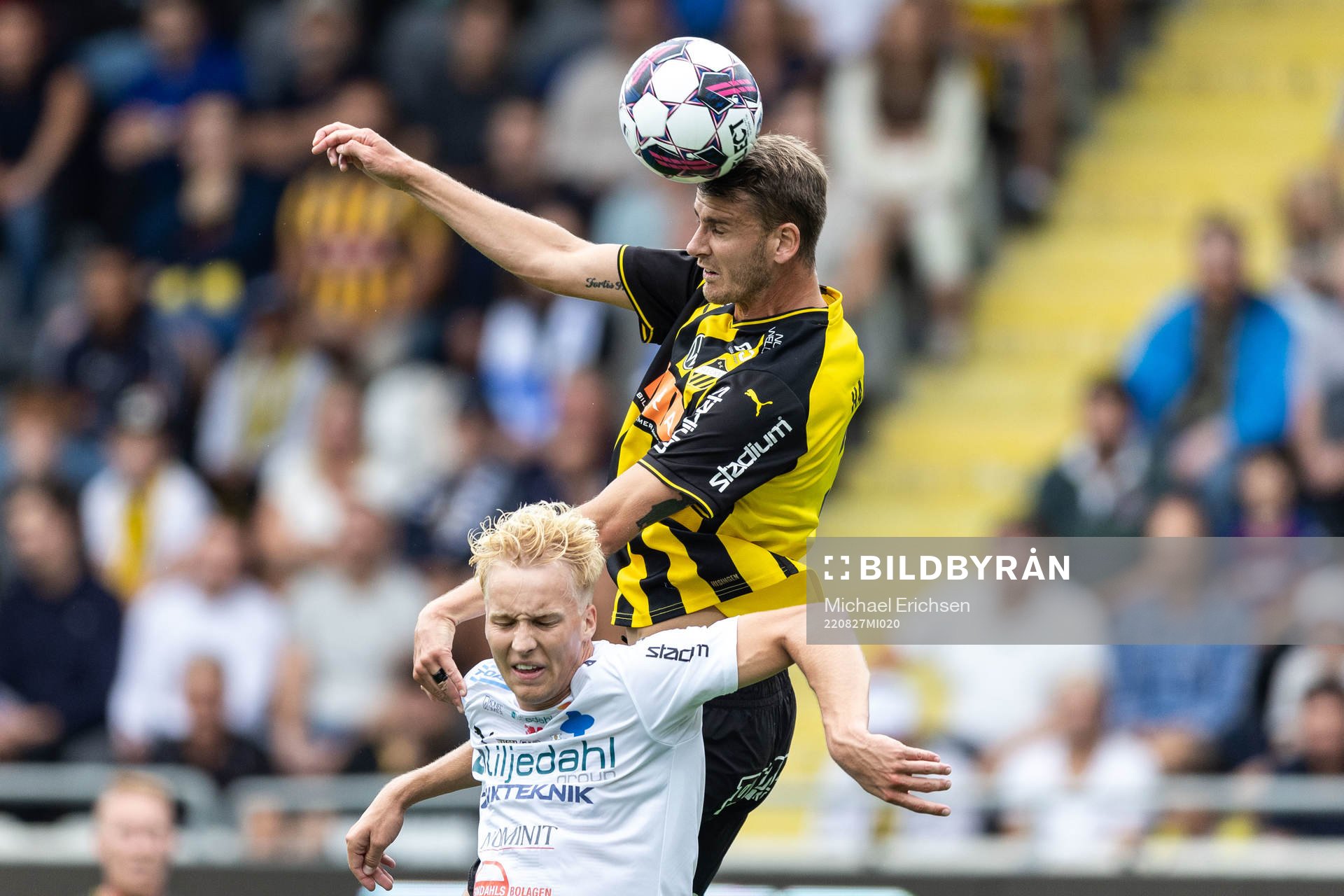 Häckens Johan Hammar och Värnamos Victor Larsson