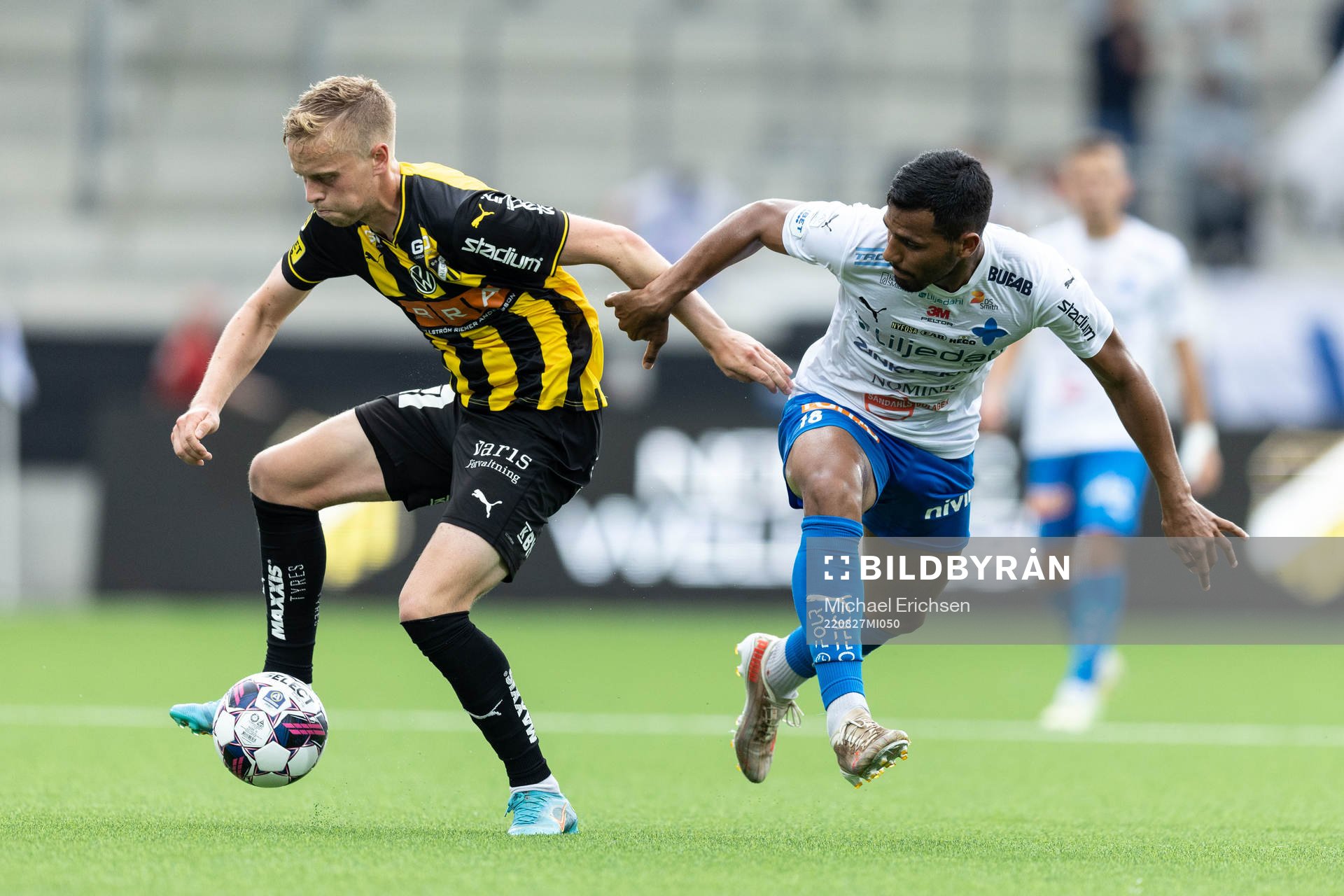 Häckens Tomas Olai Totland och Värnamos Wenderson
