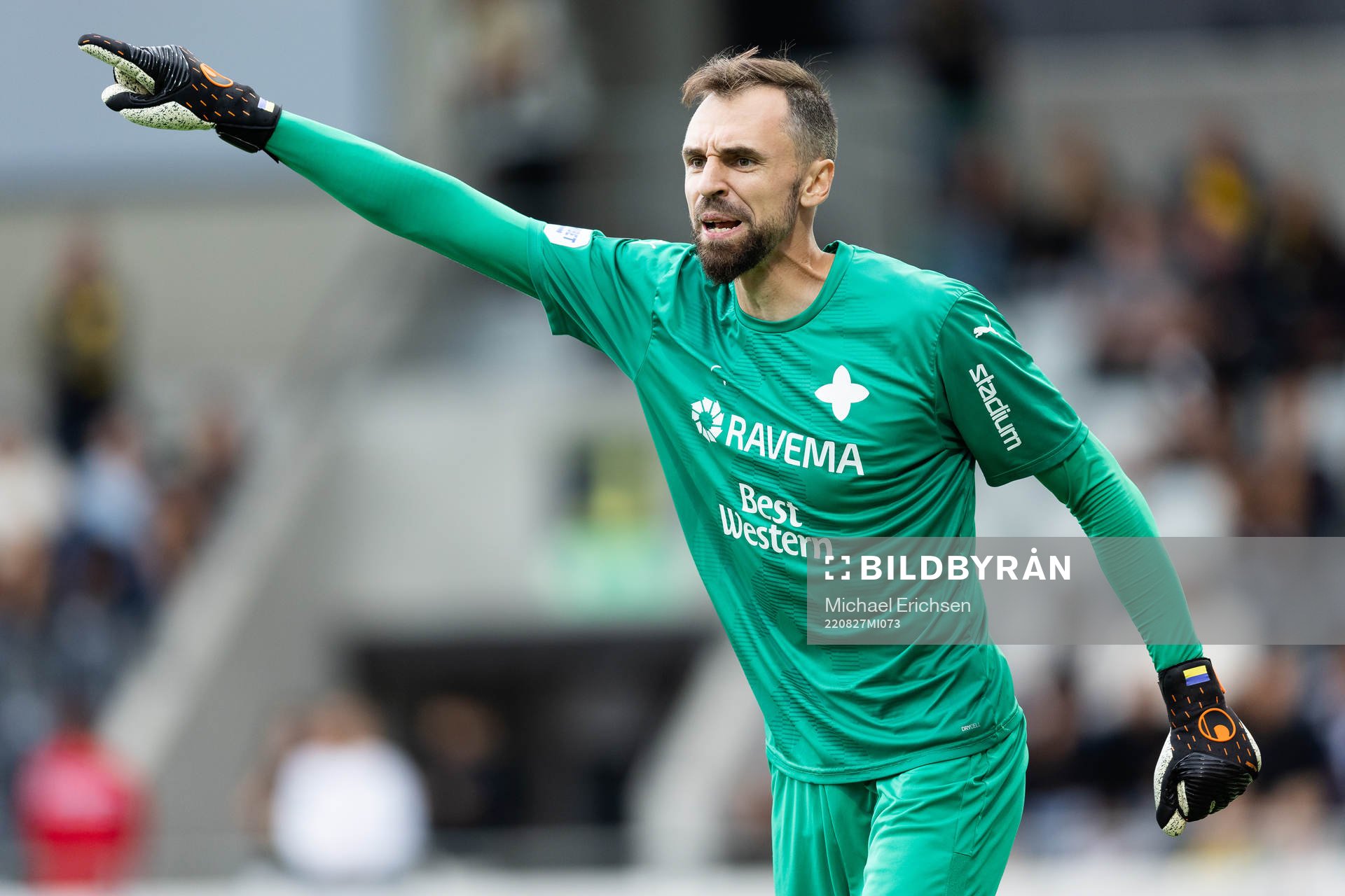 Värnamos målvakt Pilip Vaitsiakhovich