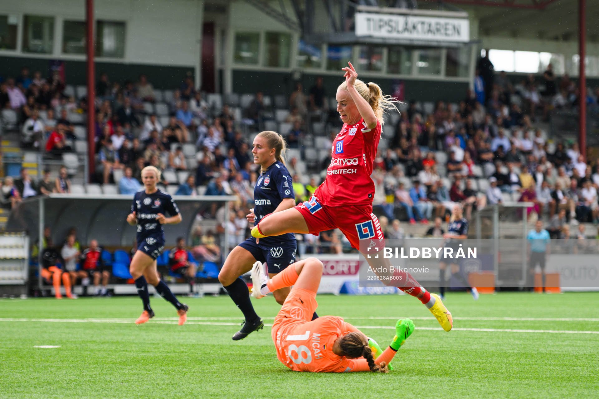 FC Rosengårds målvakt Teagan Micah och Linköpings Amalie