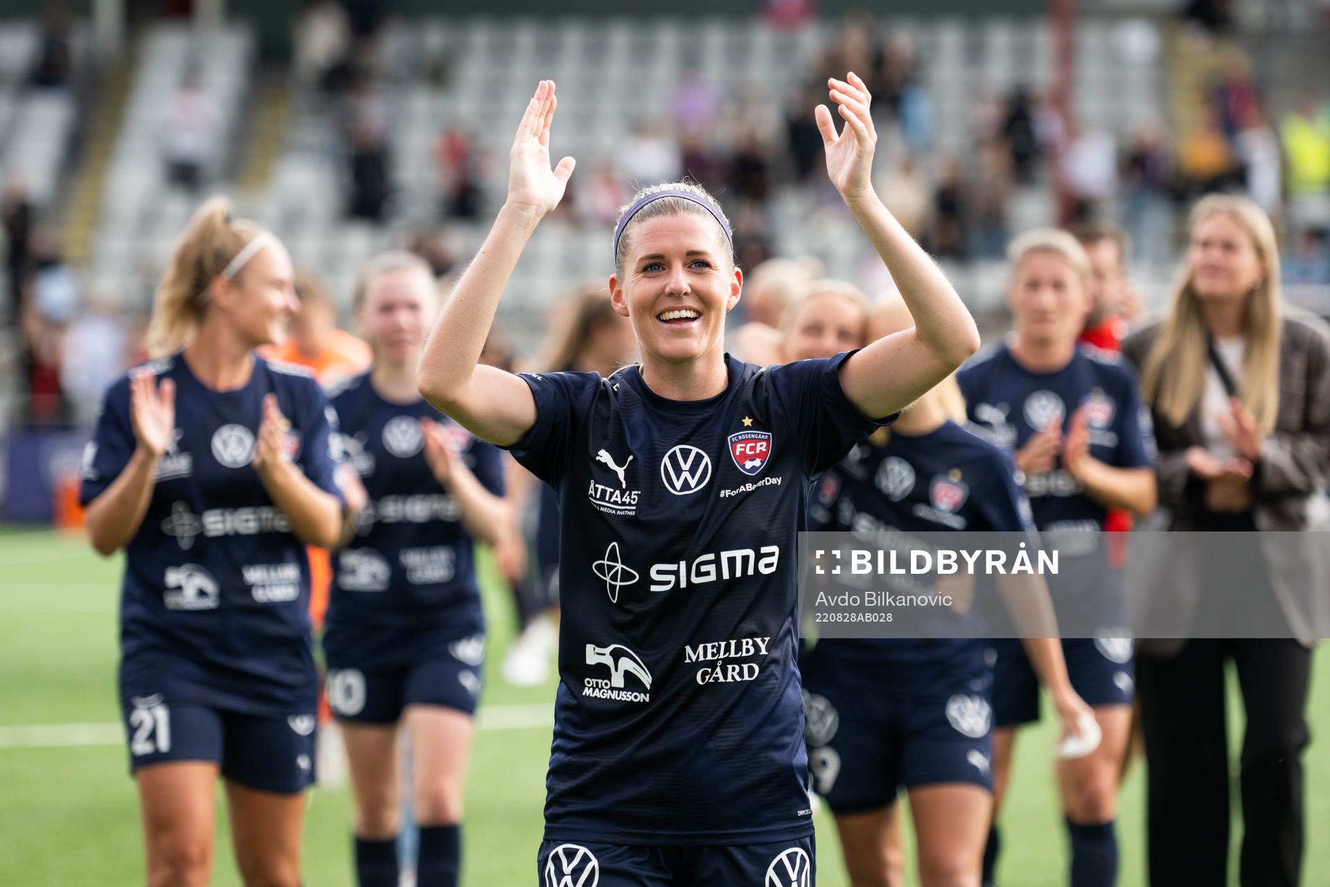 Rosengårds Olivia Schough jublar