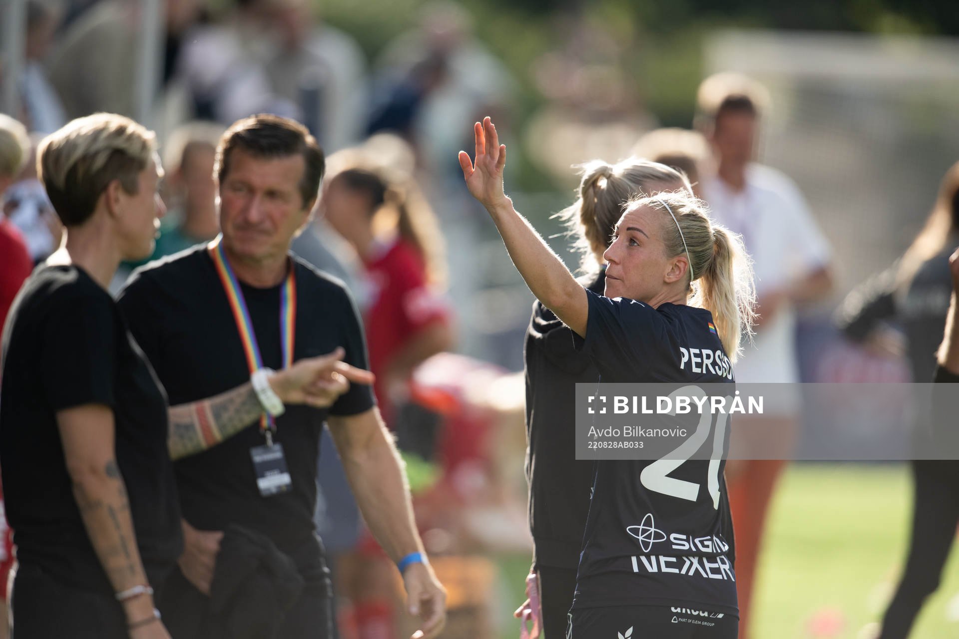 Rosengårds Mia Persson jublar