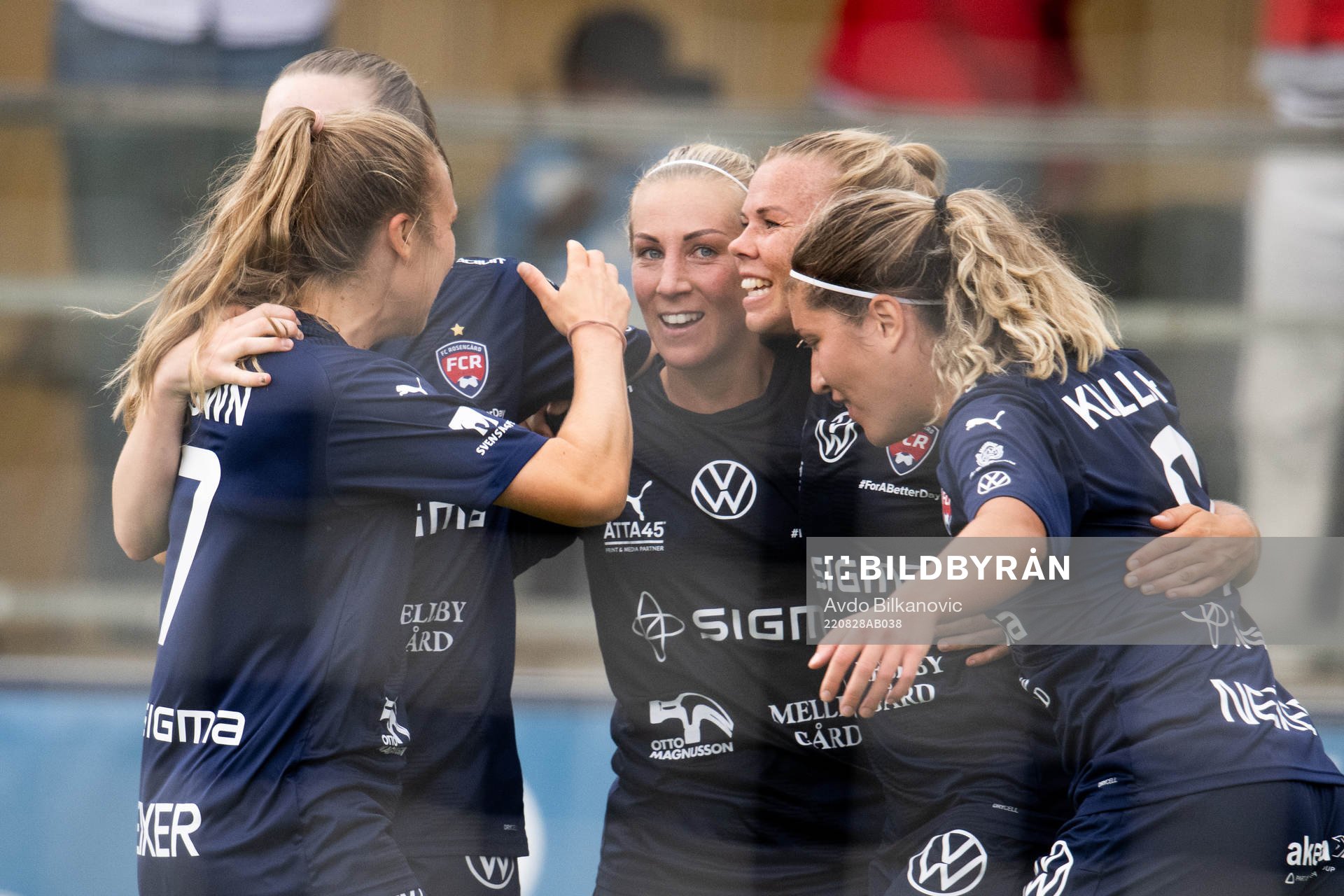 Rosengårds Mia Persson jublar