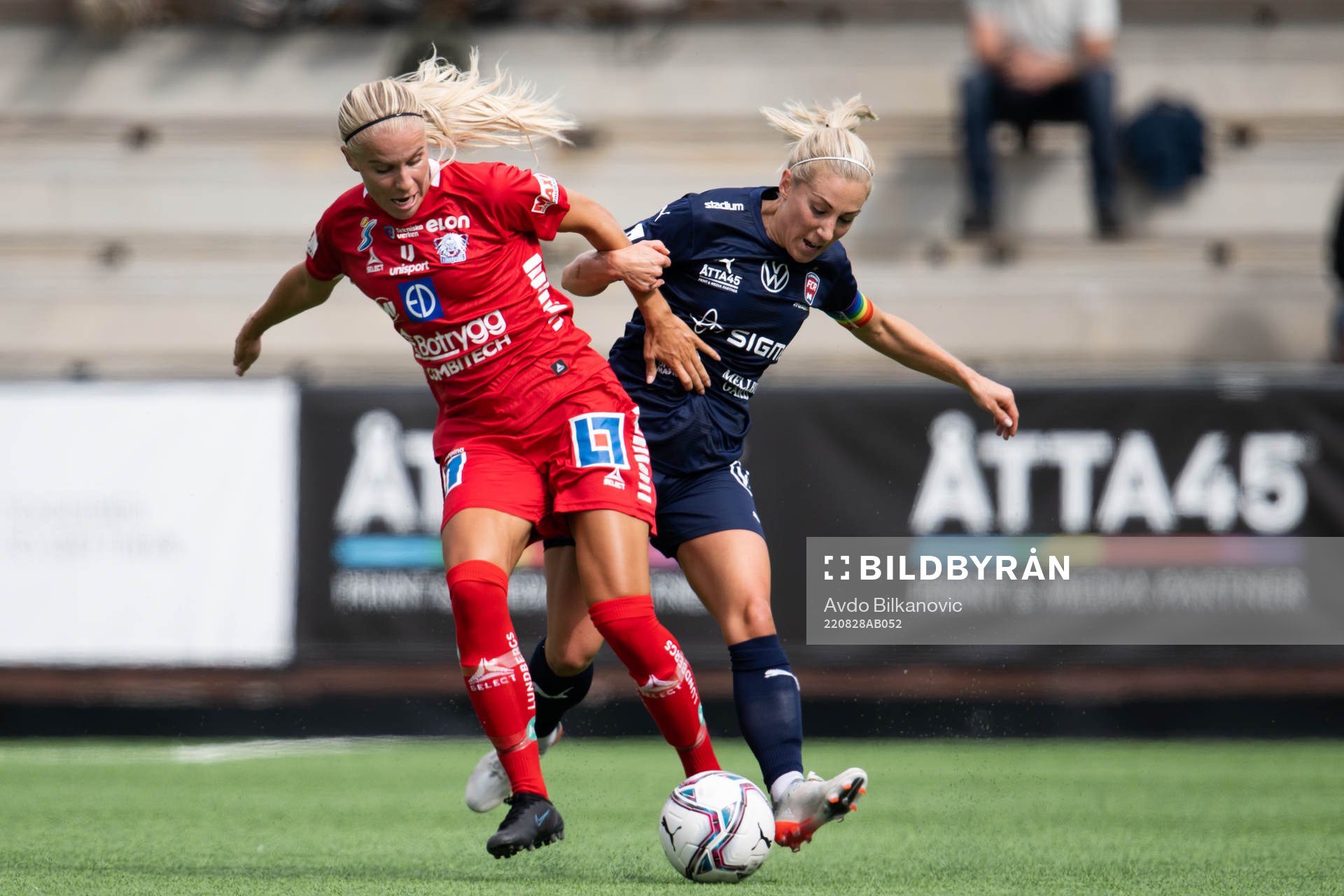 Rosengårds Mia Persson och Linköpings Stina Lennartsson