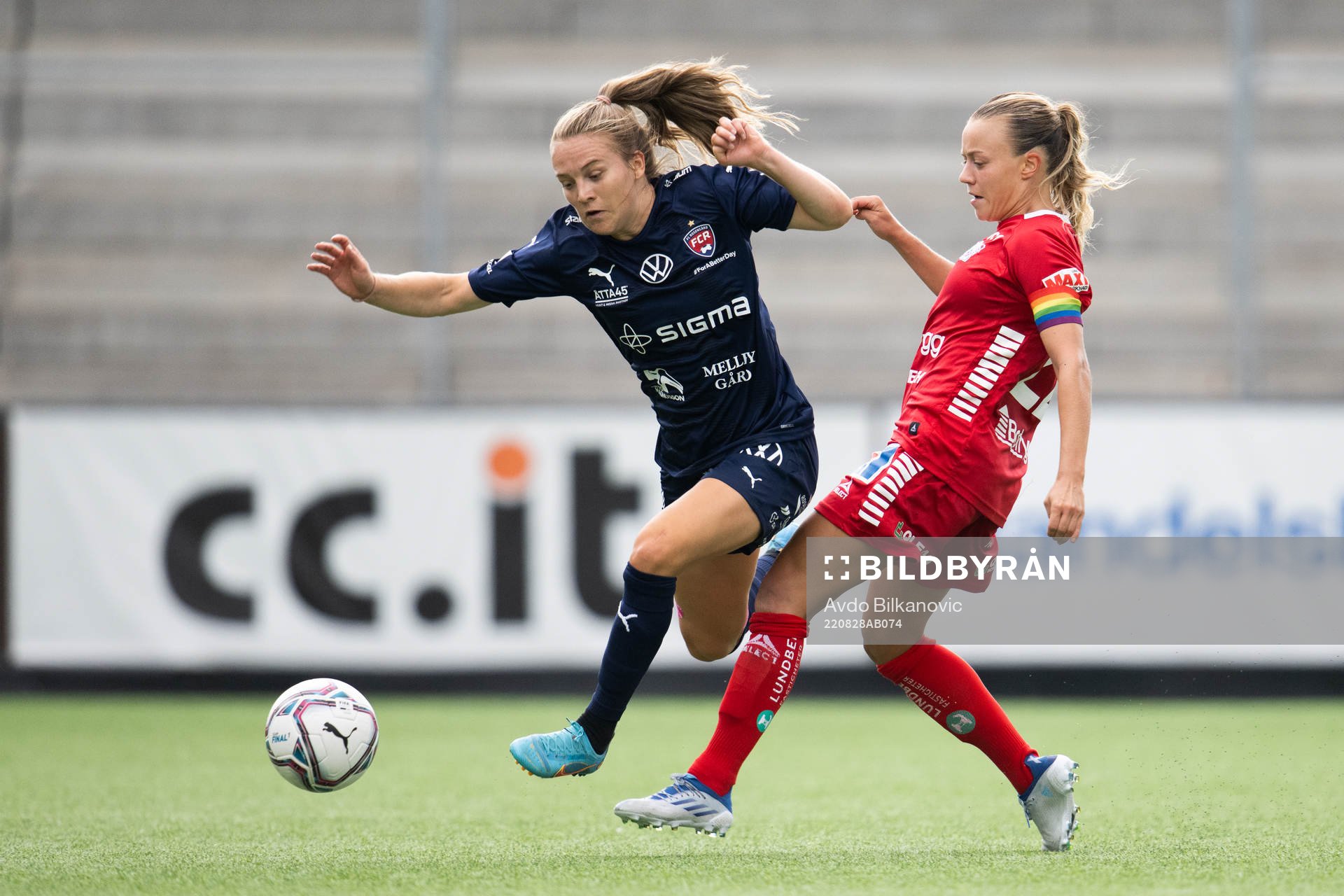 Rosengårds Fiona Brown och Linköpings Olga Ahtinen